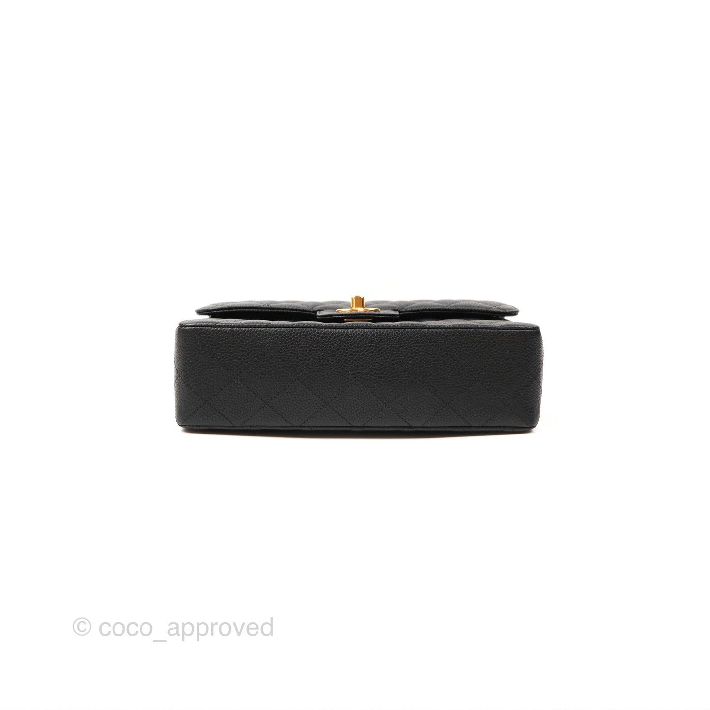 Chanel Classic Small S/M Flap Black Caviar Gold Hardware