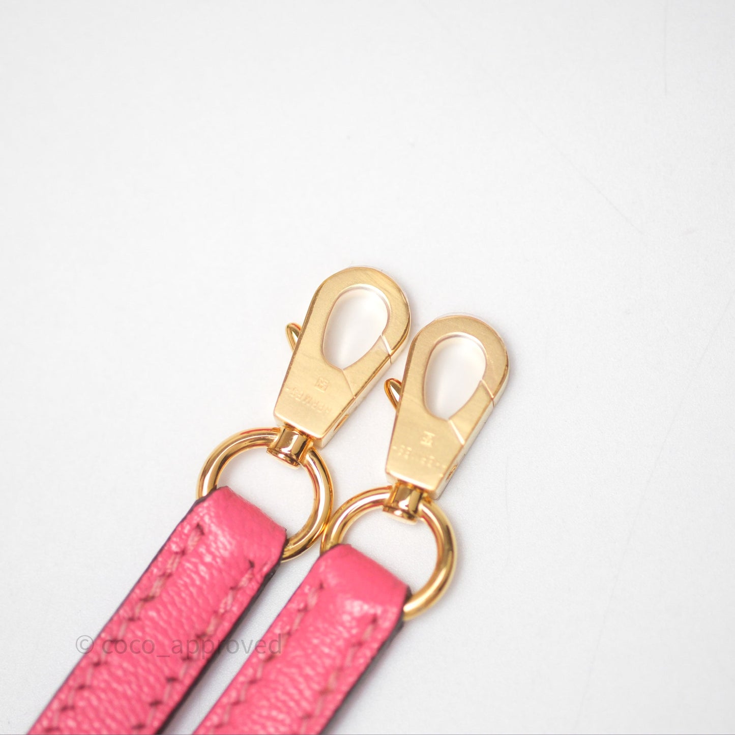Hermès Mini Kelly II Rose Lipstick U5 Chevre Mysore Gold Hardware