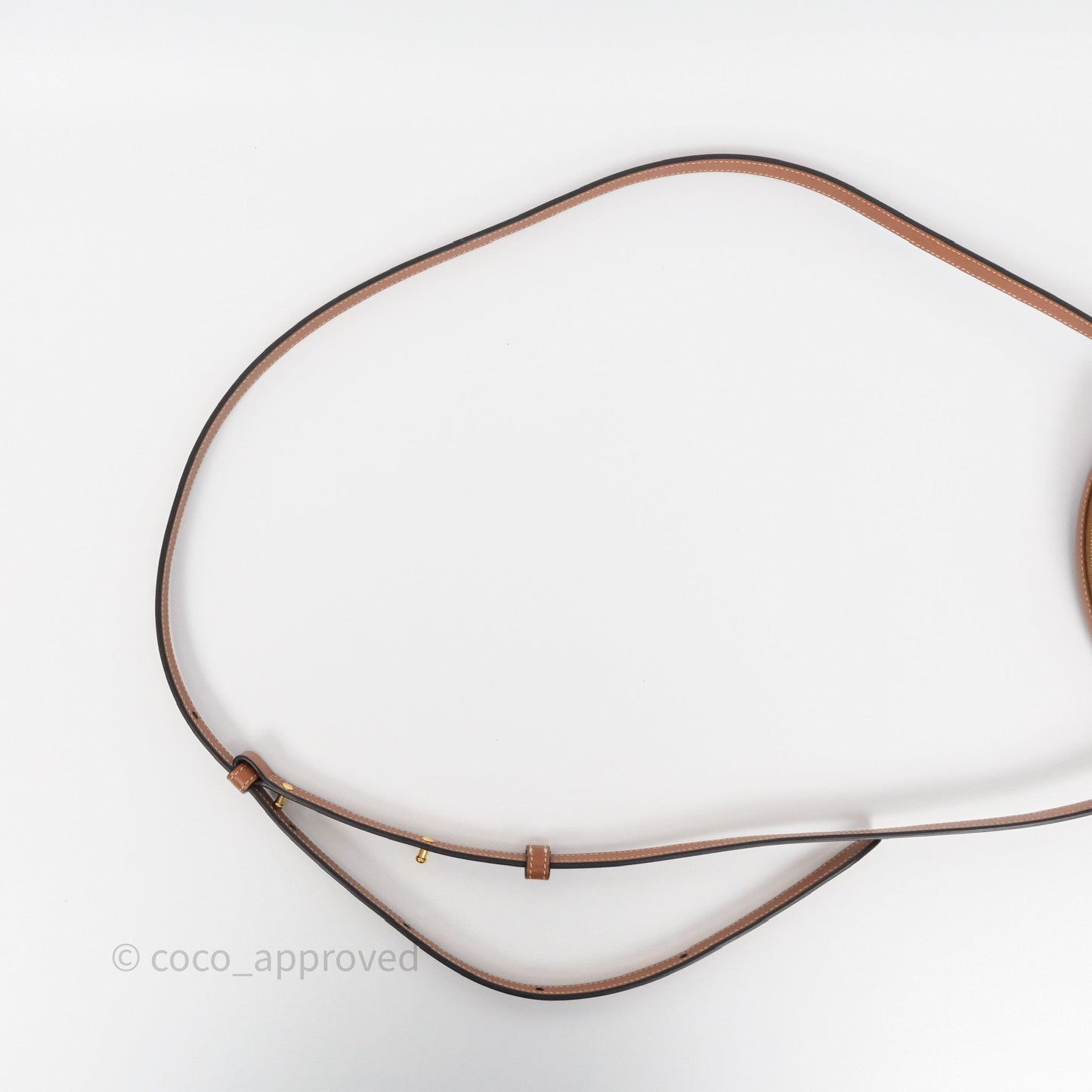 Celine Mini Oval Bag Cuir Triomphe Tan Calfskin