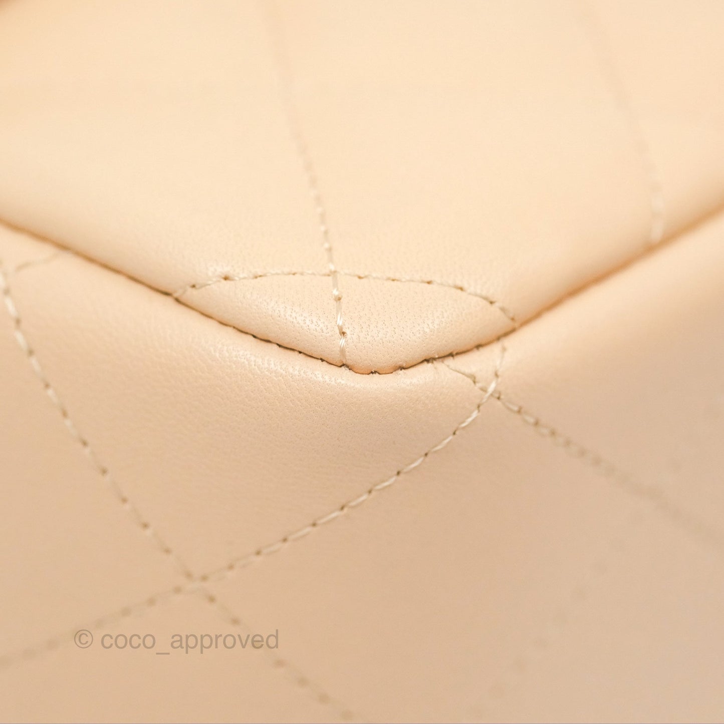 Chanel Jumbo Double Flap Beige Lambskin Gold Hardware⁣⁣