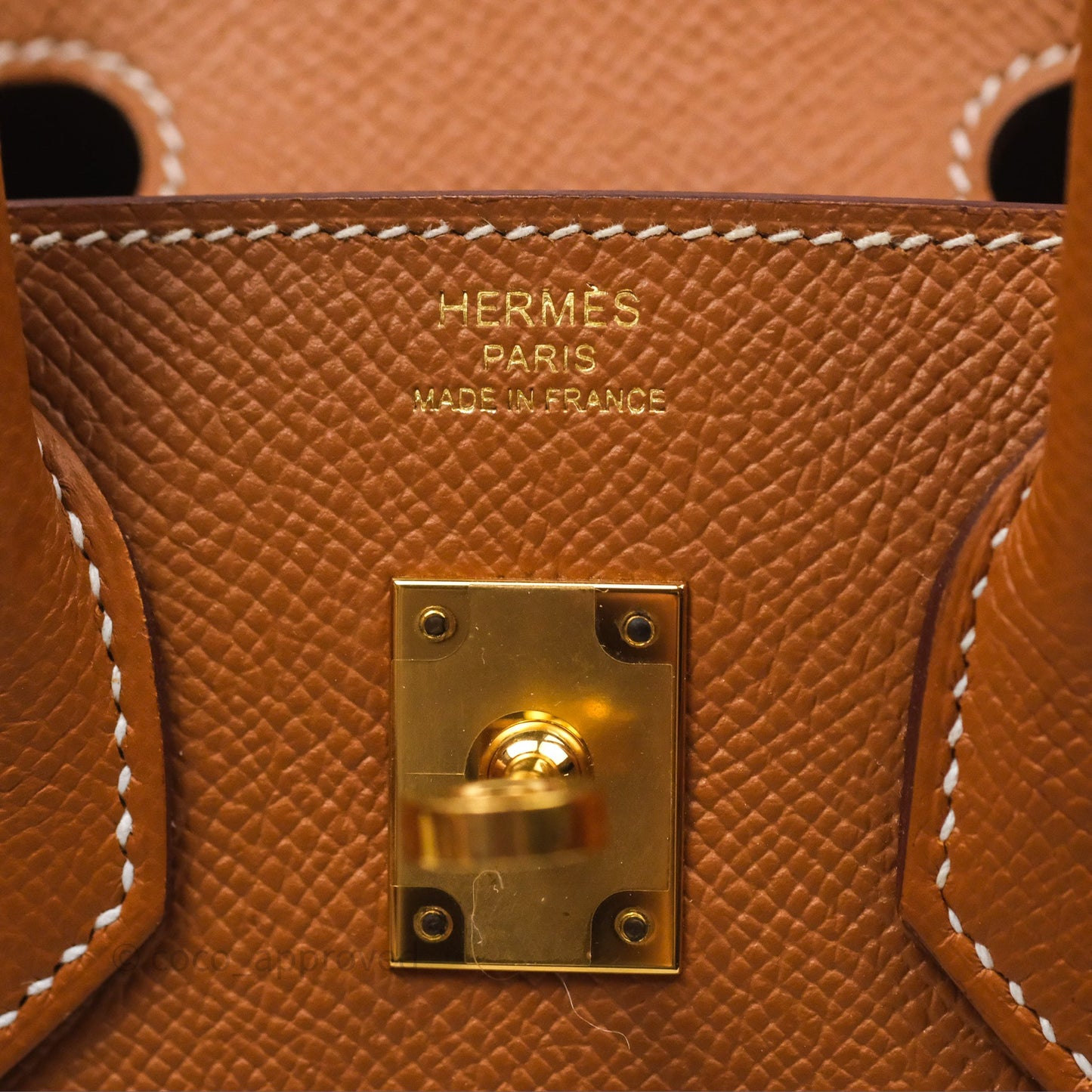 Hermès Birkin 25 Sellier Gold 37 Epsom Gold Hardware