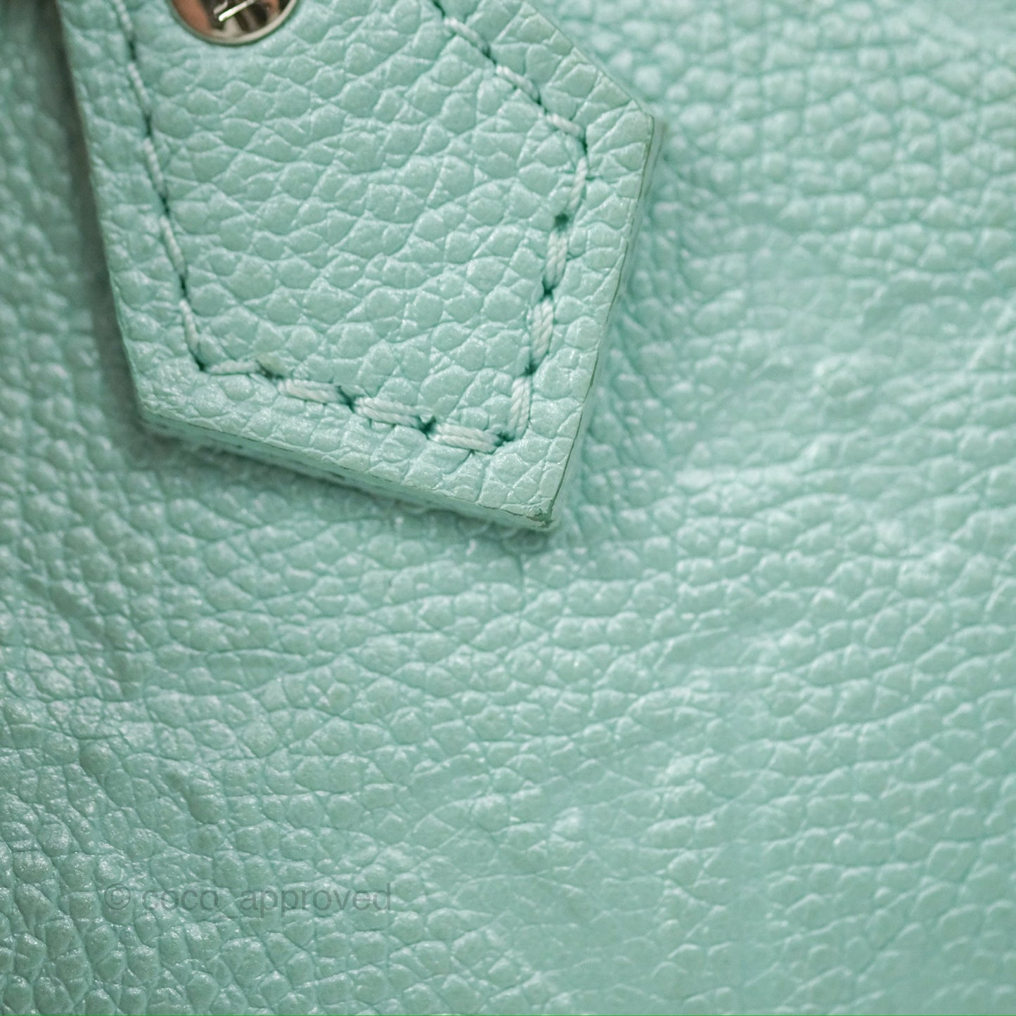 Louis Vuitton Nano Speedy Monogram Empreinte Pearly Lagoon Blue