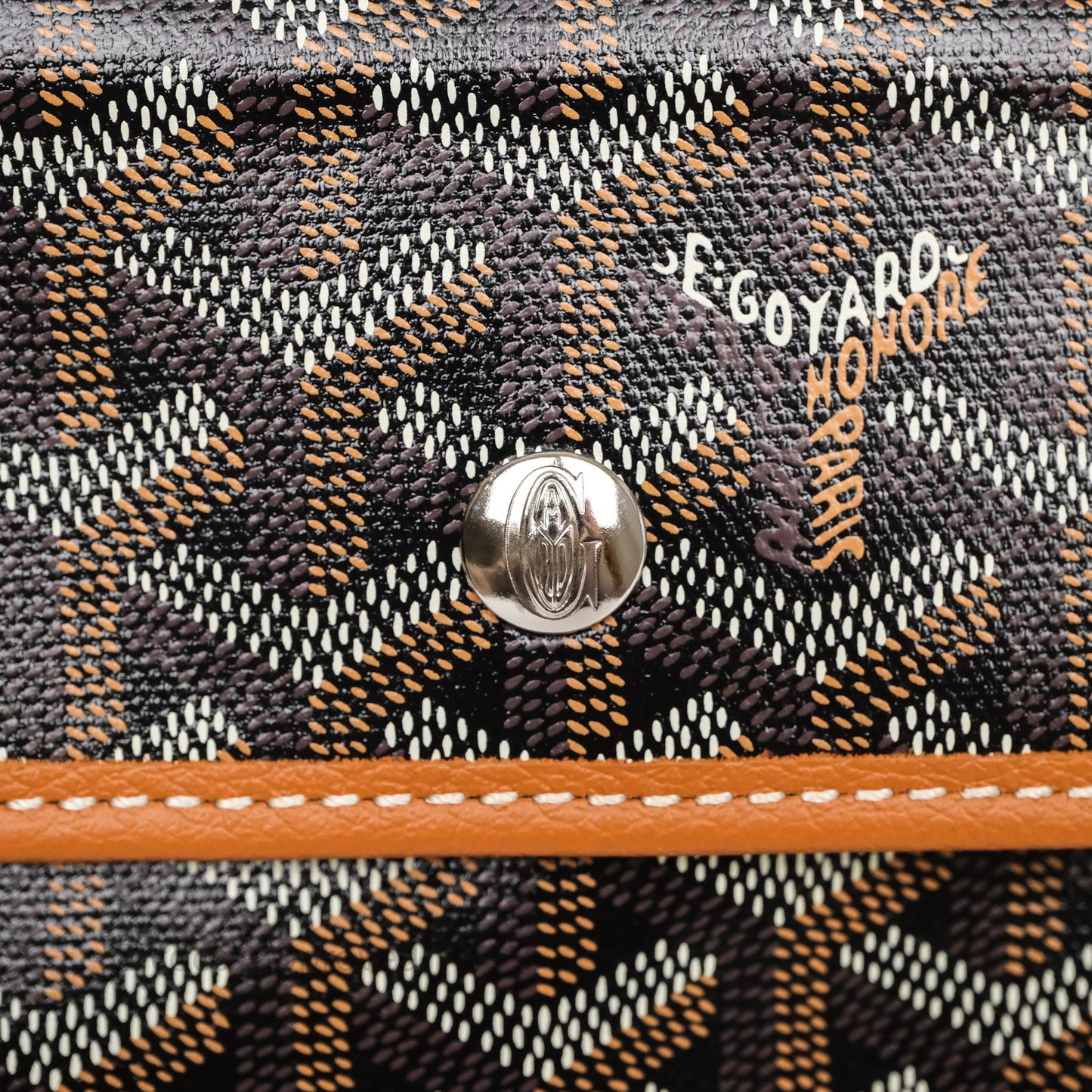 Goyard St Louis Tote GM Tan Black