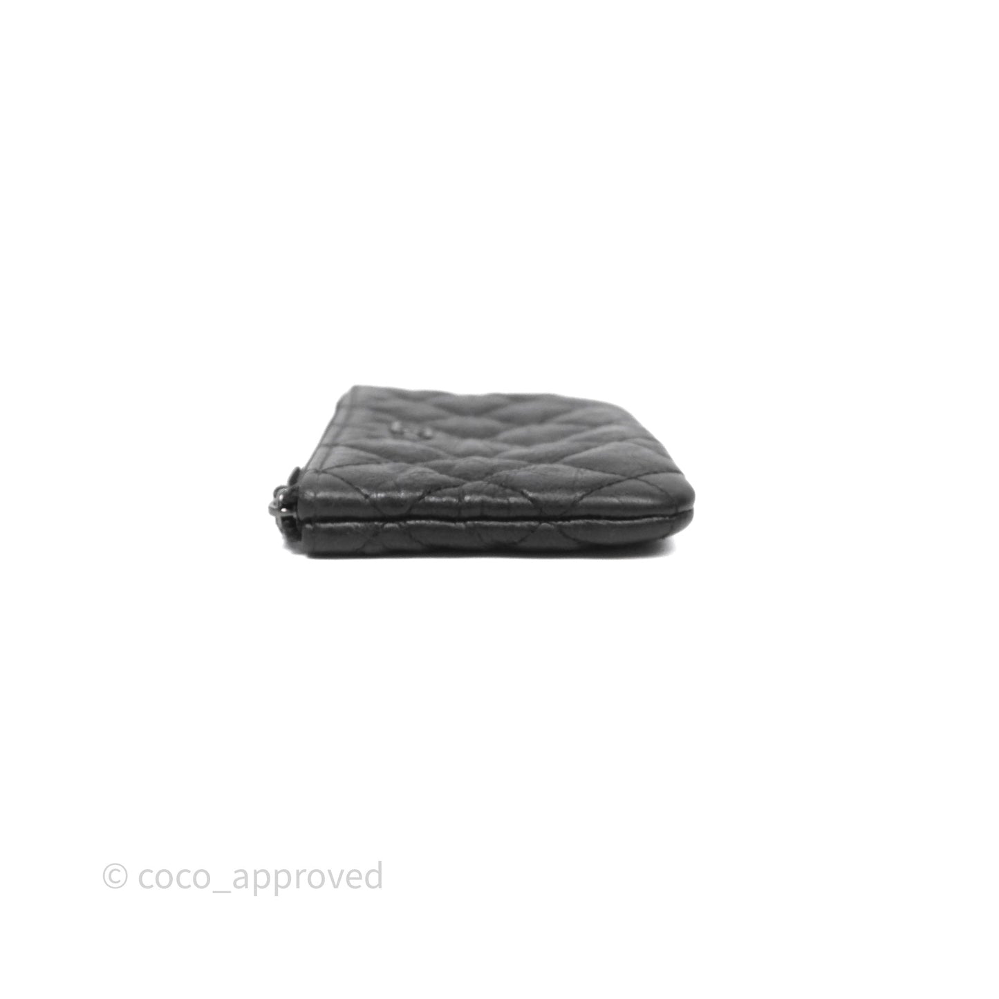 Chanel Quilted Mini O Case So Black Calfskin