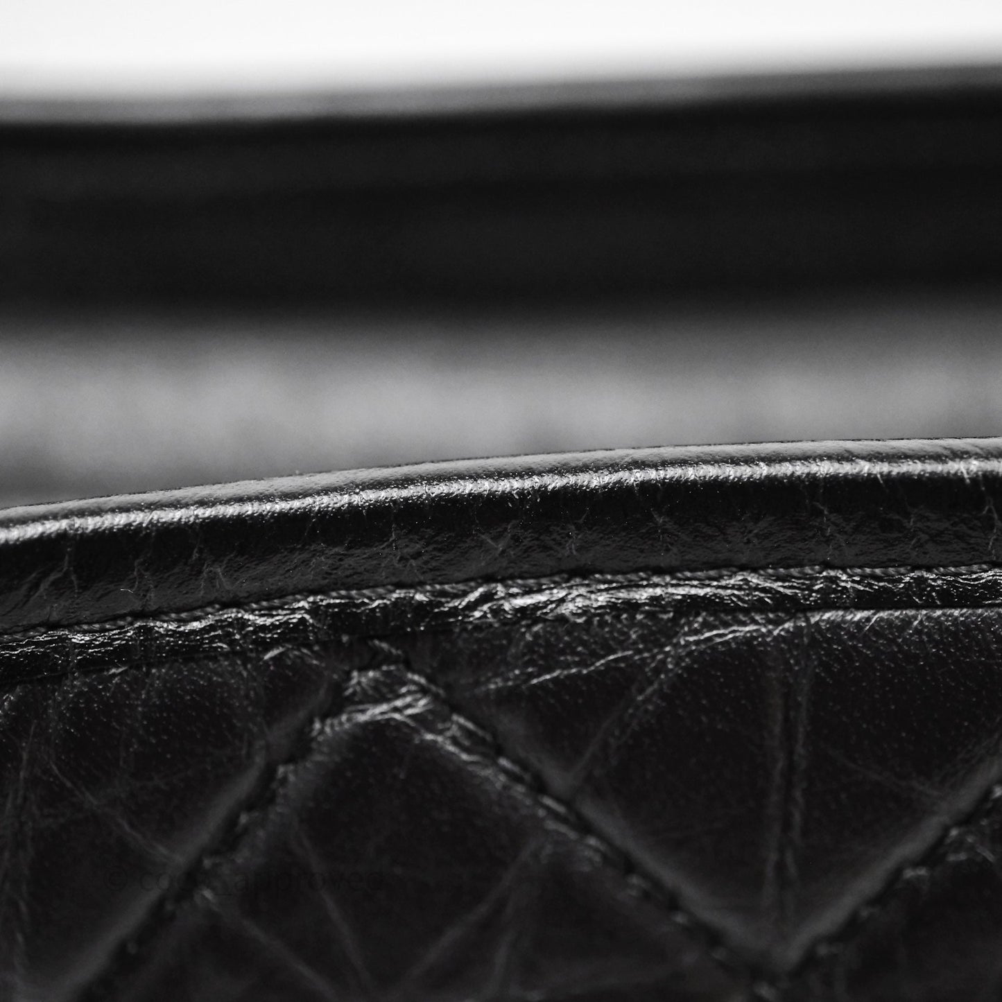 Chanel New Medium Gabrielle Hobo Quilted Black Aged Calfskin