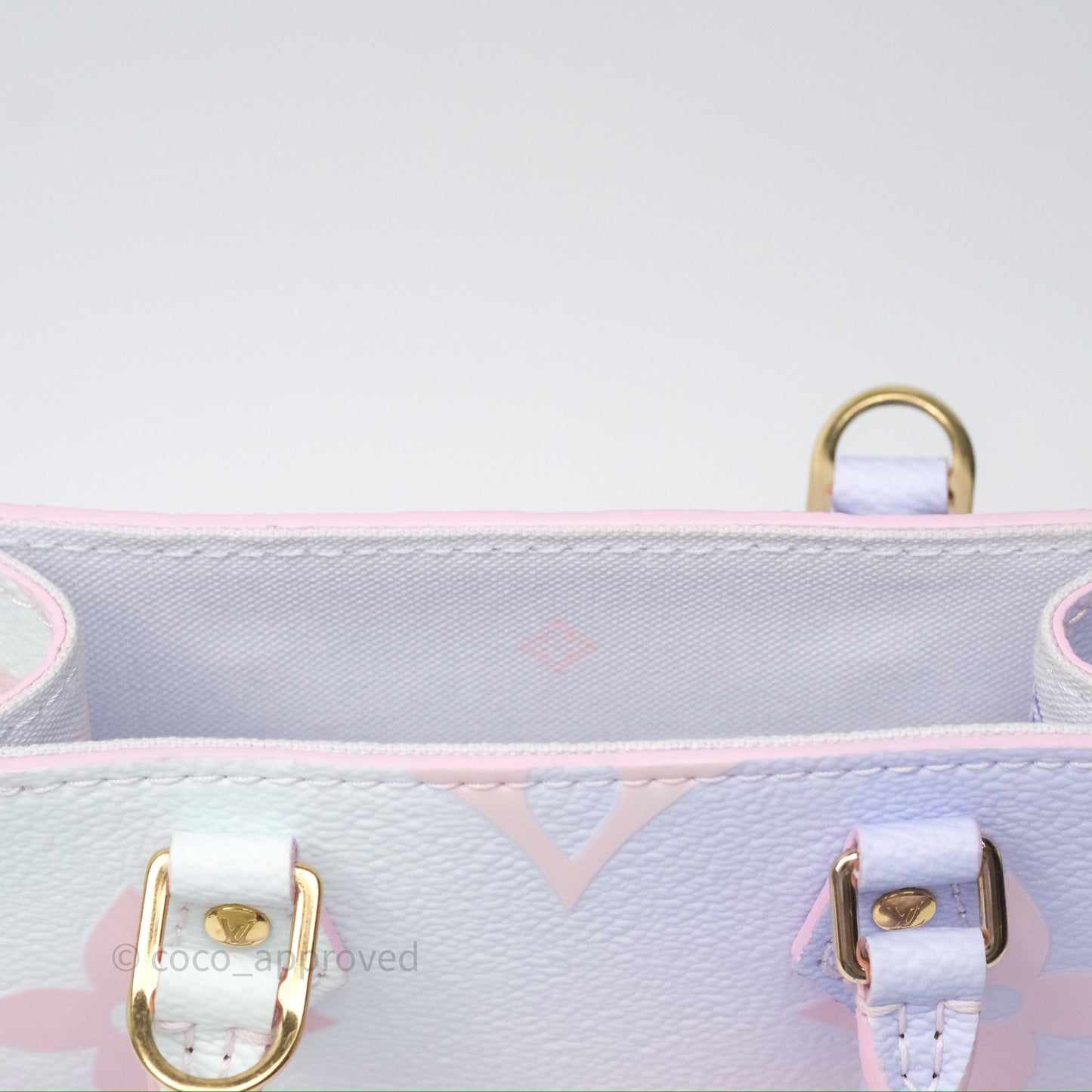 Louis Vuitton Petit Sac Plat Bag Sunrise Pastel