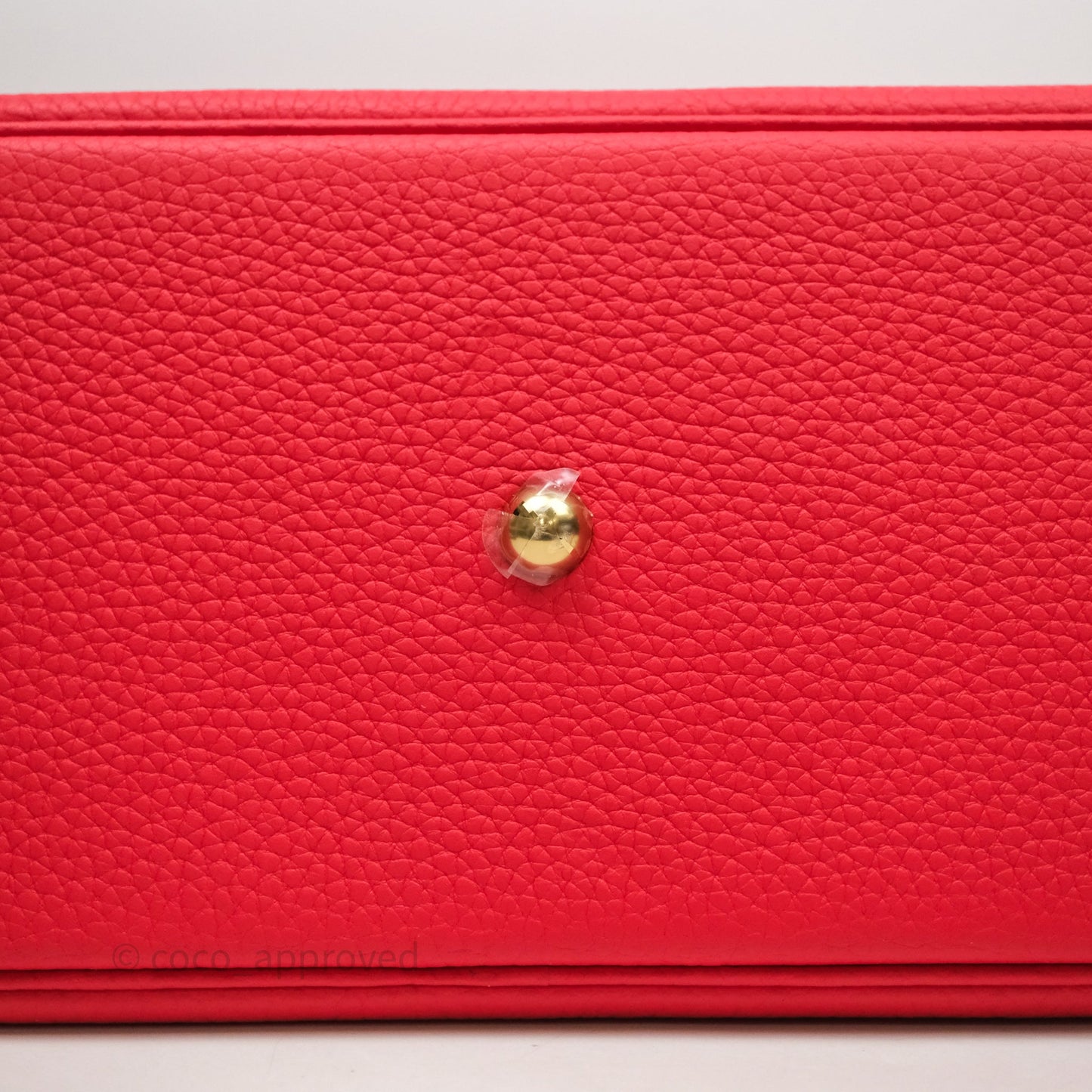 Hermès Bolide 31 Rouge Clemence Gold Hardware