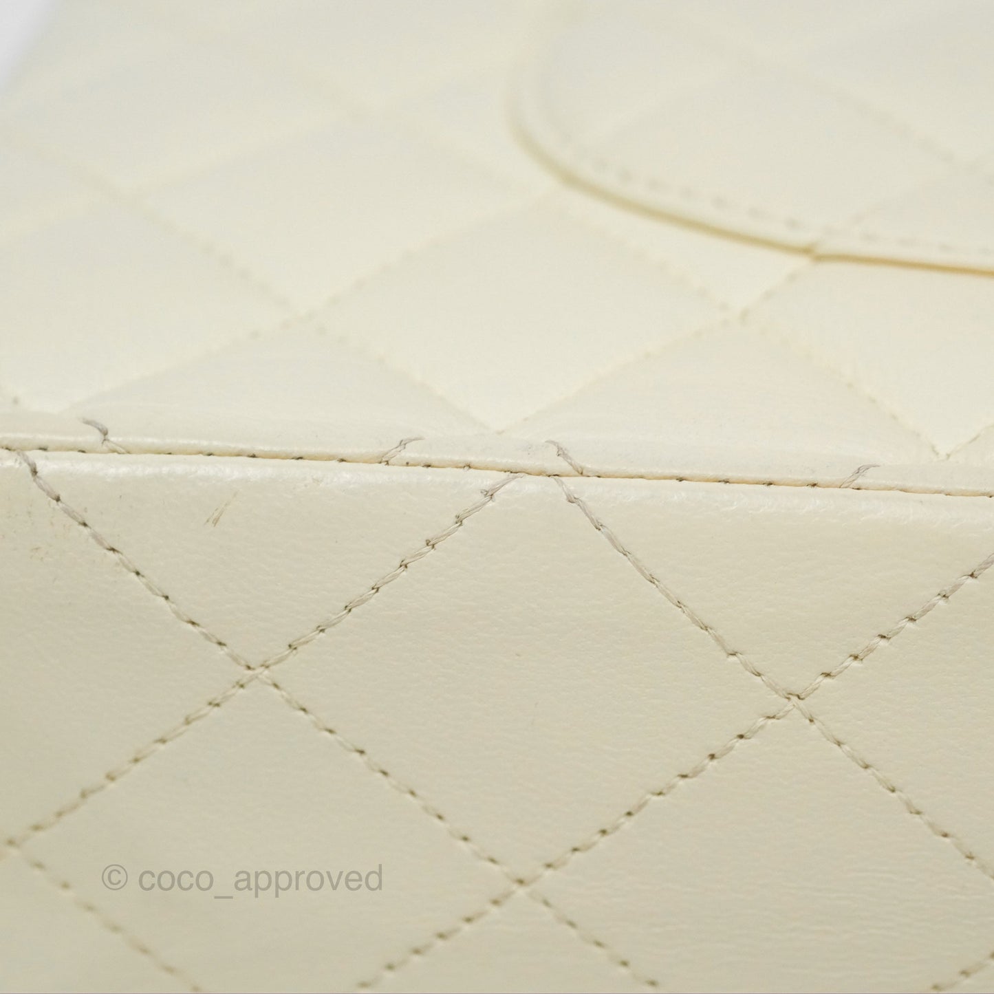 Chanel Medium Classic Flap Quilted Pale Yellow Lambskin Gold Hardware