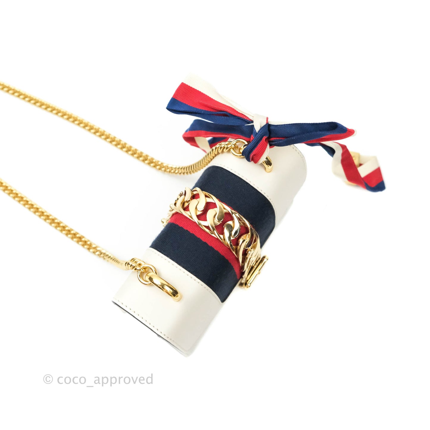 Gucci Sylvie Mini White Calfskin Bag⁣ ⁣⁣⁣⁣⁣⁣⁣⁣⁣⁣⁣⁣⁣⁣⁣⁣
