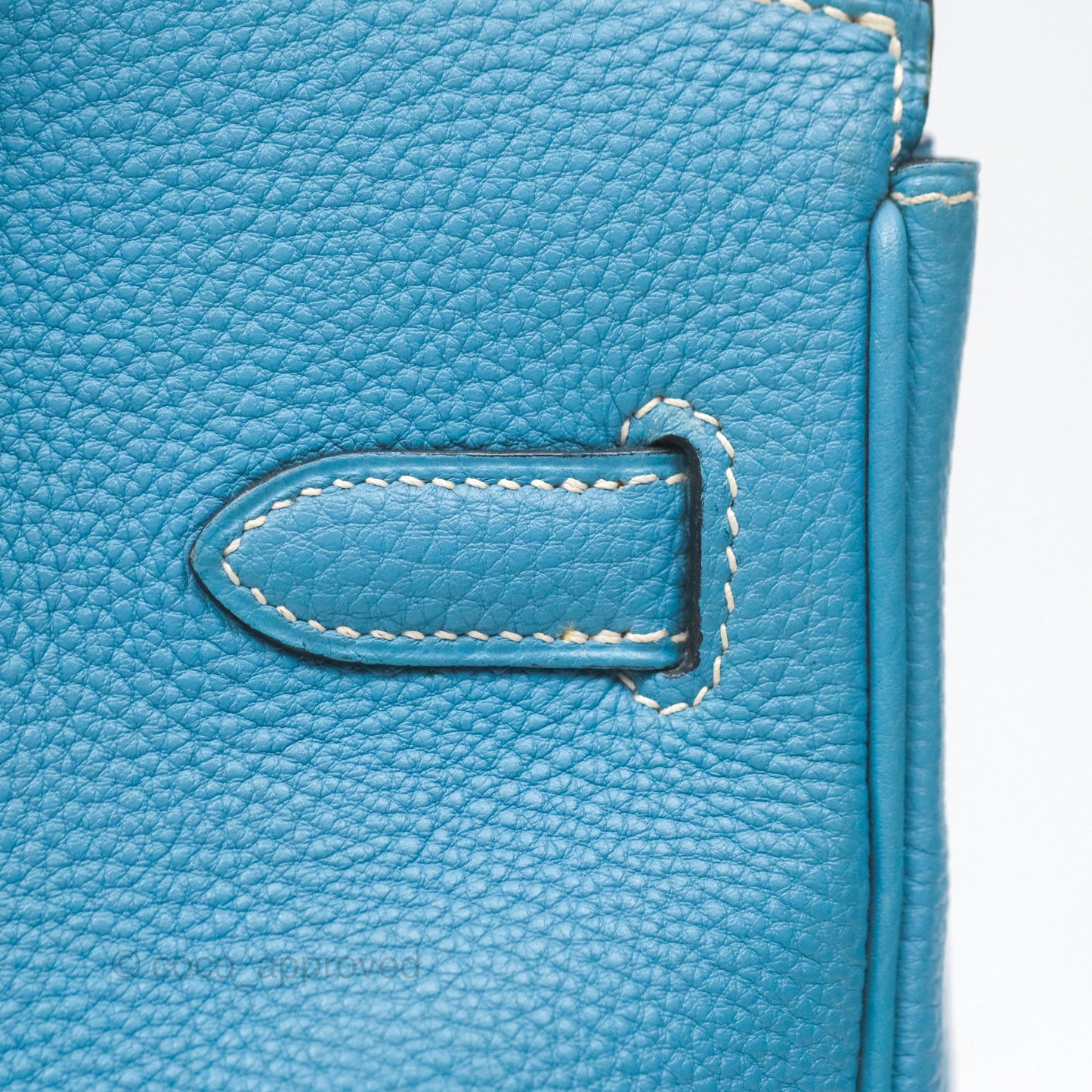 Hermès Birkin 30 Blue Jean Togo Palladium Hardware