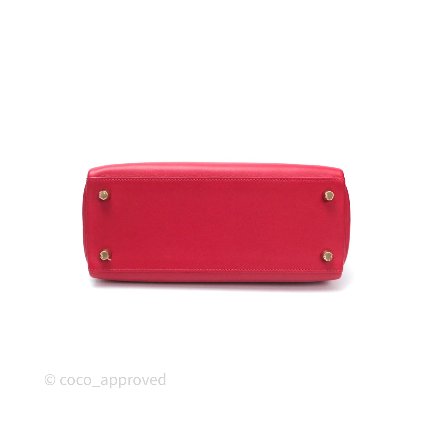 Hermès Kelly II 25 Retourne Swift Rouge Piment 5X Gold Hardware