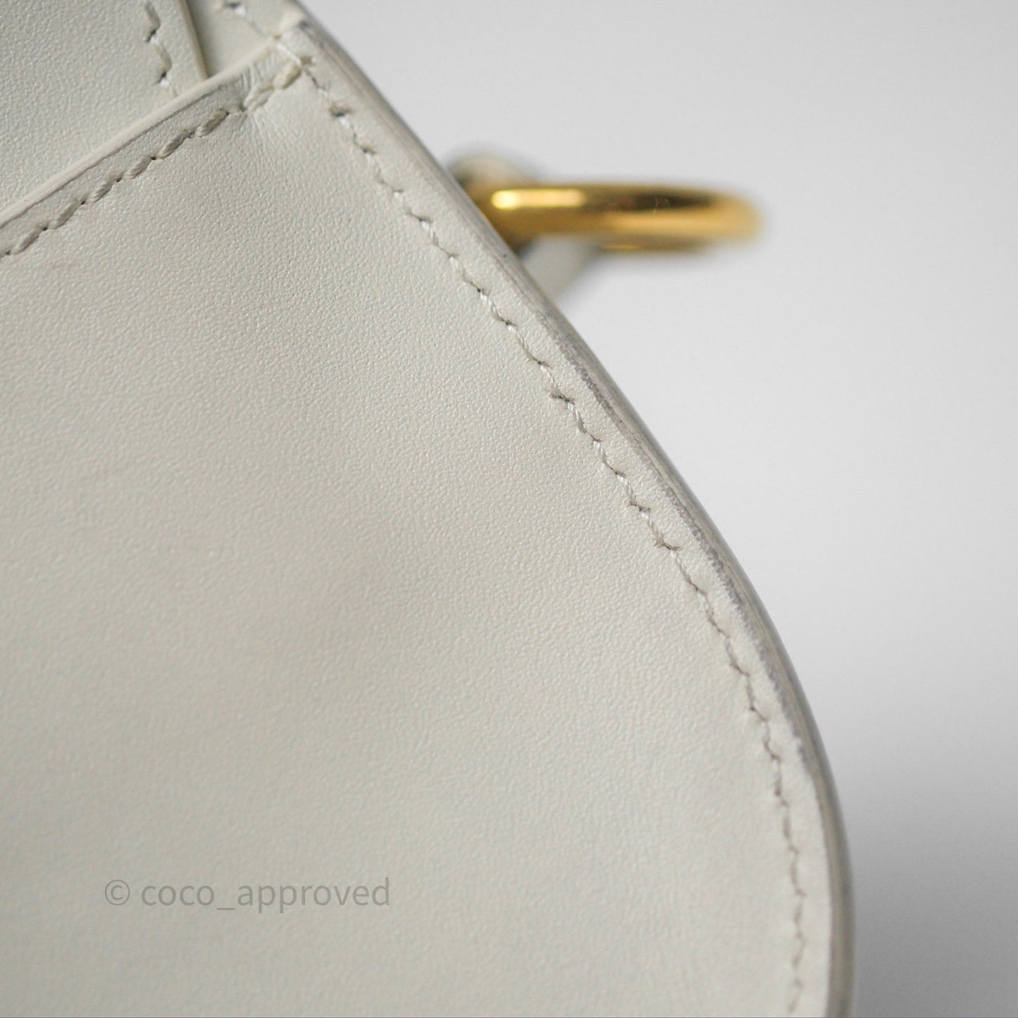Christian Dior Bobby East-West Bag Calfskin White