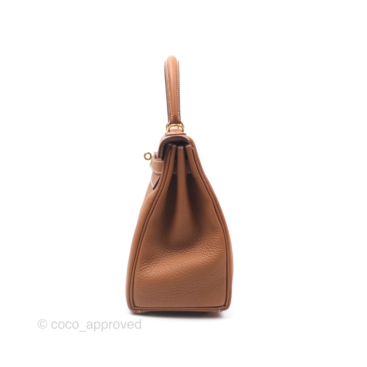 Hermès Kelly 28 Retourne Gold 37 Togo Gold Hardware