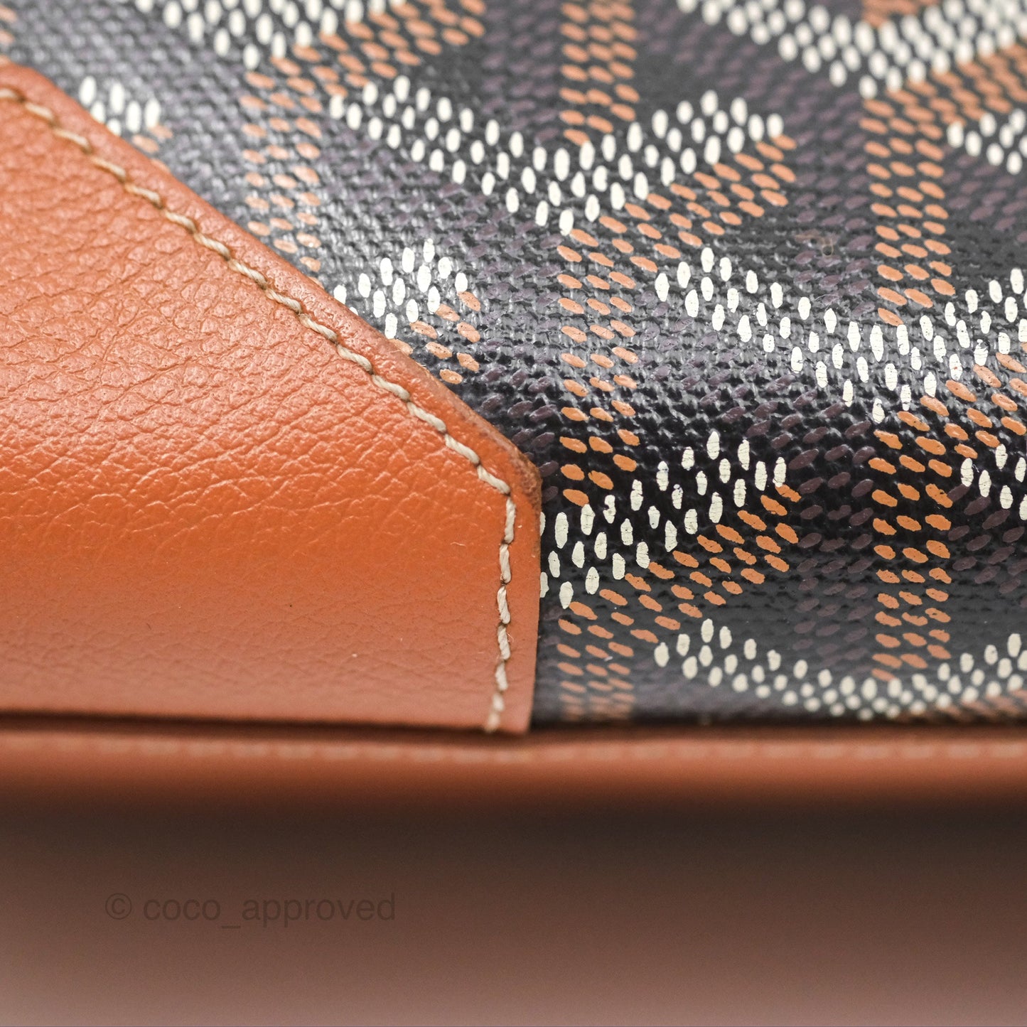 Goyard Saïgon Mini Bag Tan Goyardine Canvas/Chevroches Calfskin