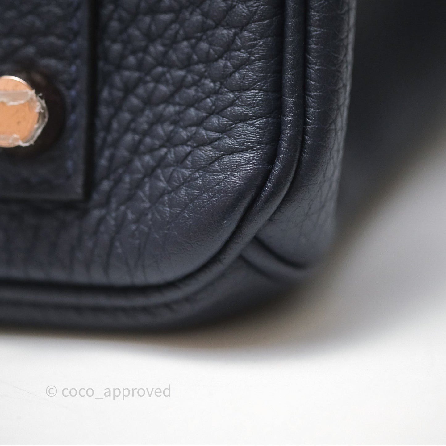Hermès Birkin 30 Retourne Bleu Nuit 2Z Togo Gold Hardware