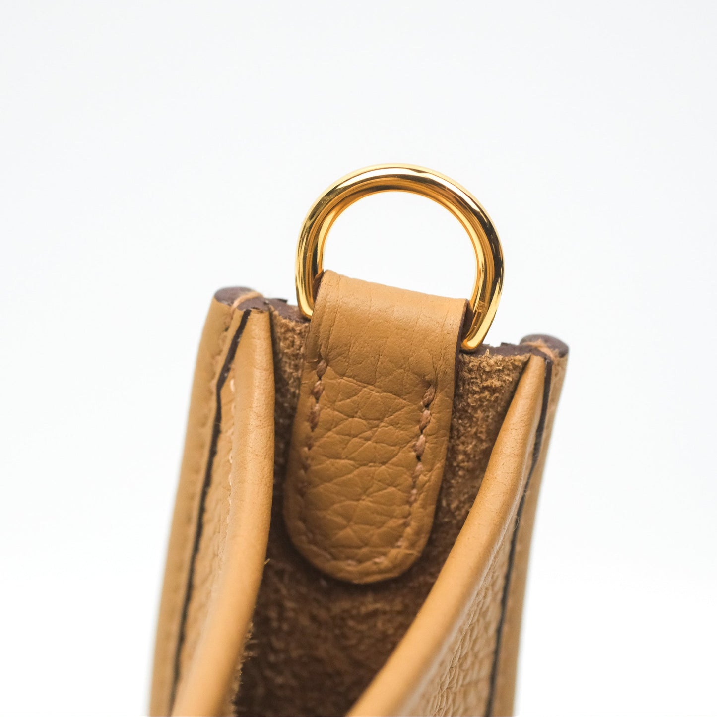 Hermès Mini Evelyne 16 Biscuit 48 Clemence Gold Hardware