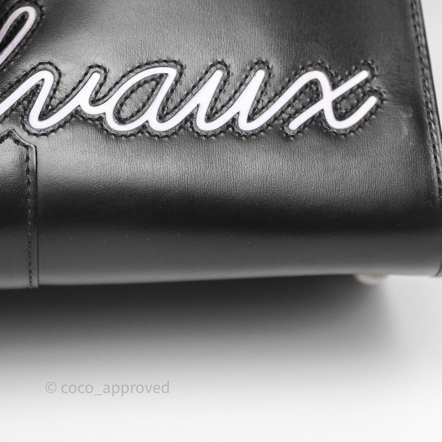 Delvaux Brillant L'Humour MM Black Calfskin