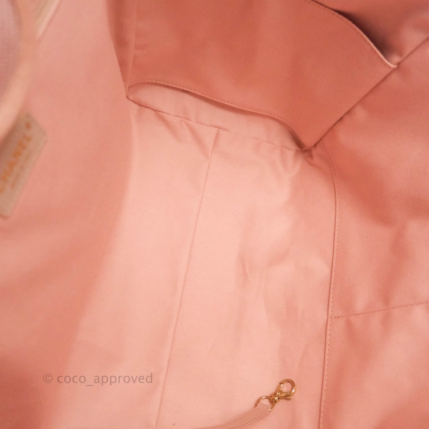 Chanel Large Deauville Pink Canvas 20A