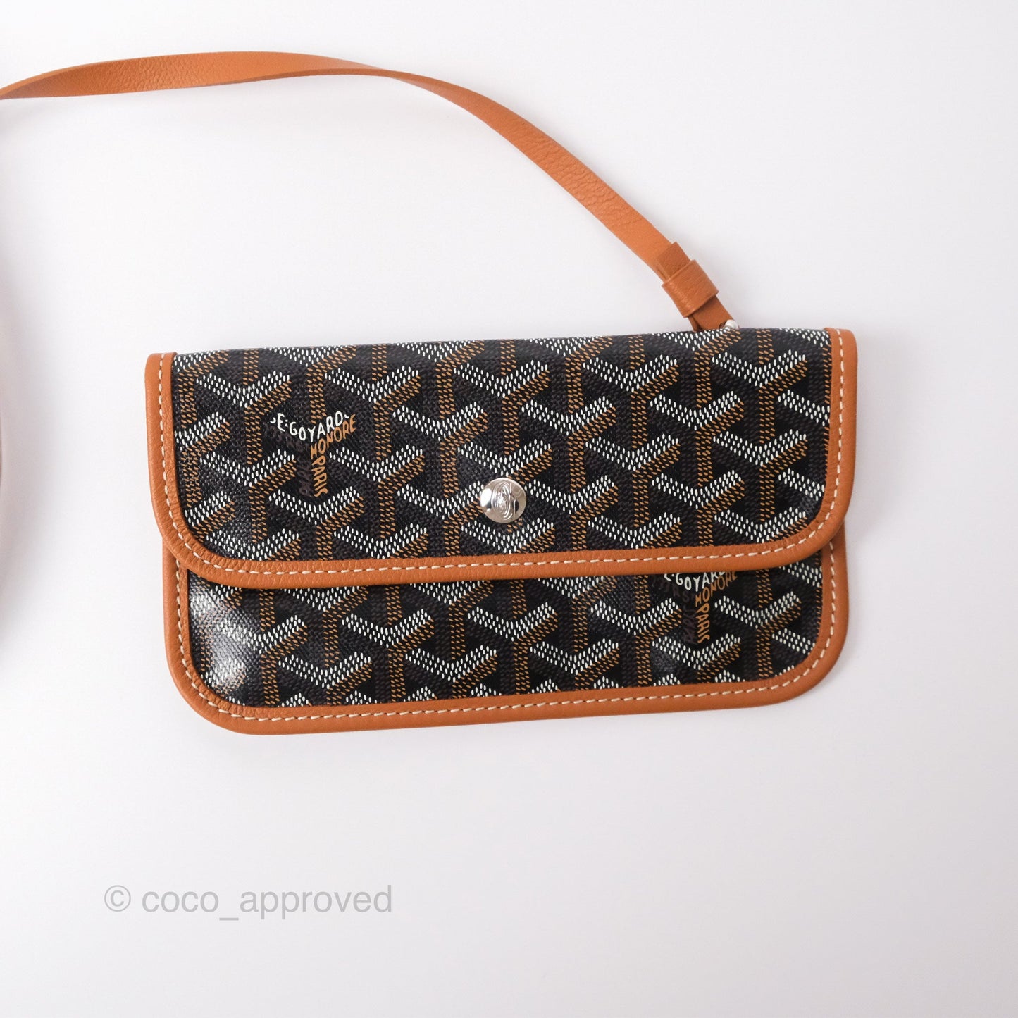 Goyard St. Louis Tote Bag GM Black/Tan