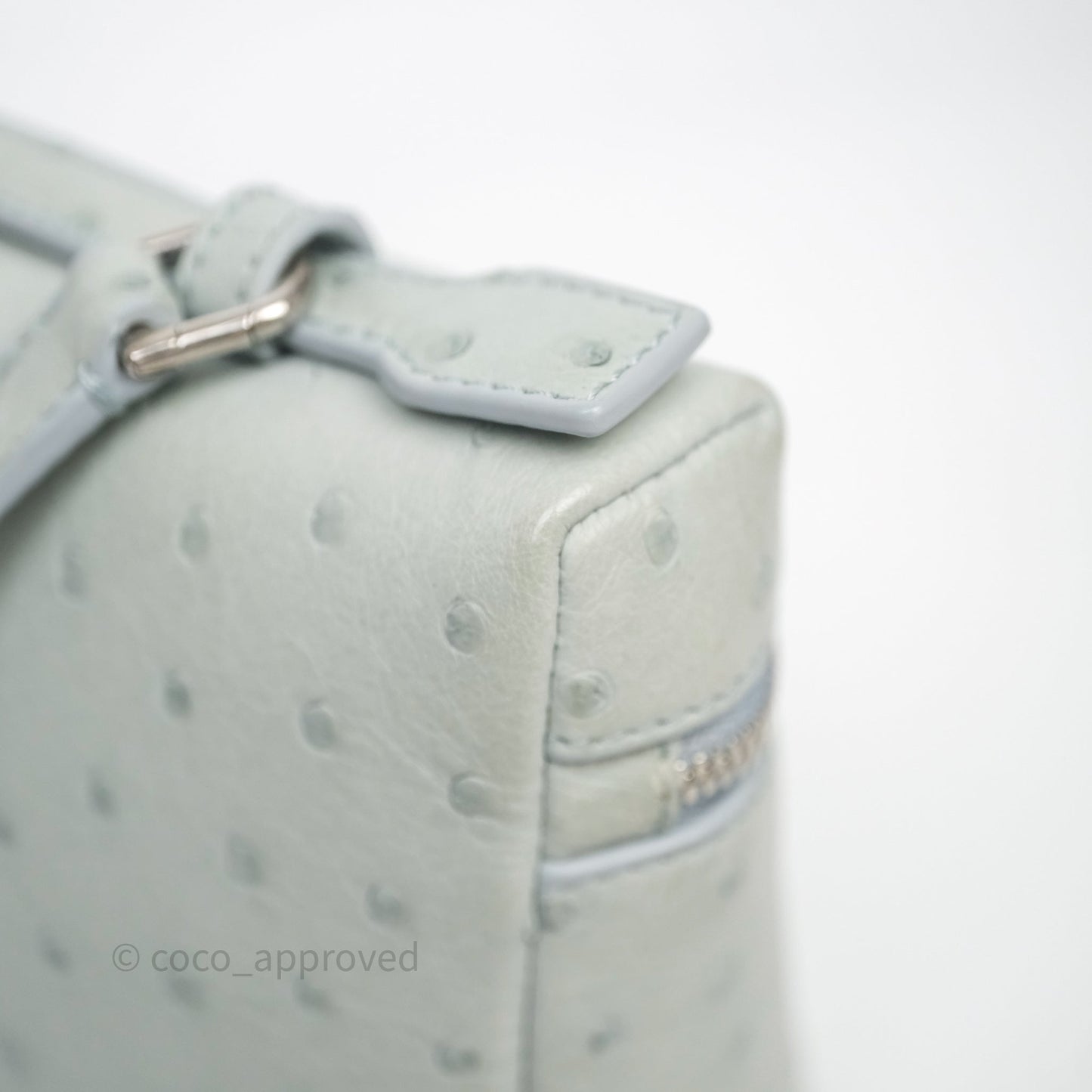 Loro Piana Extra Pocket L19 Light Blue Grey Calfskin