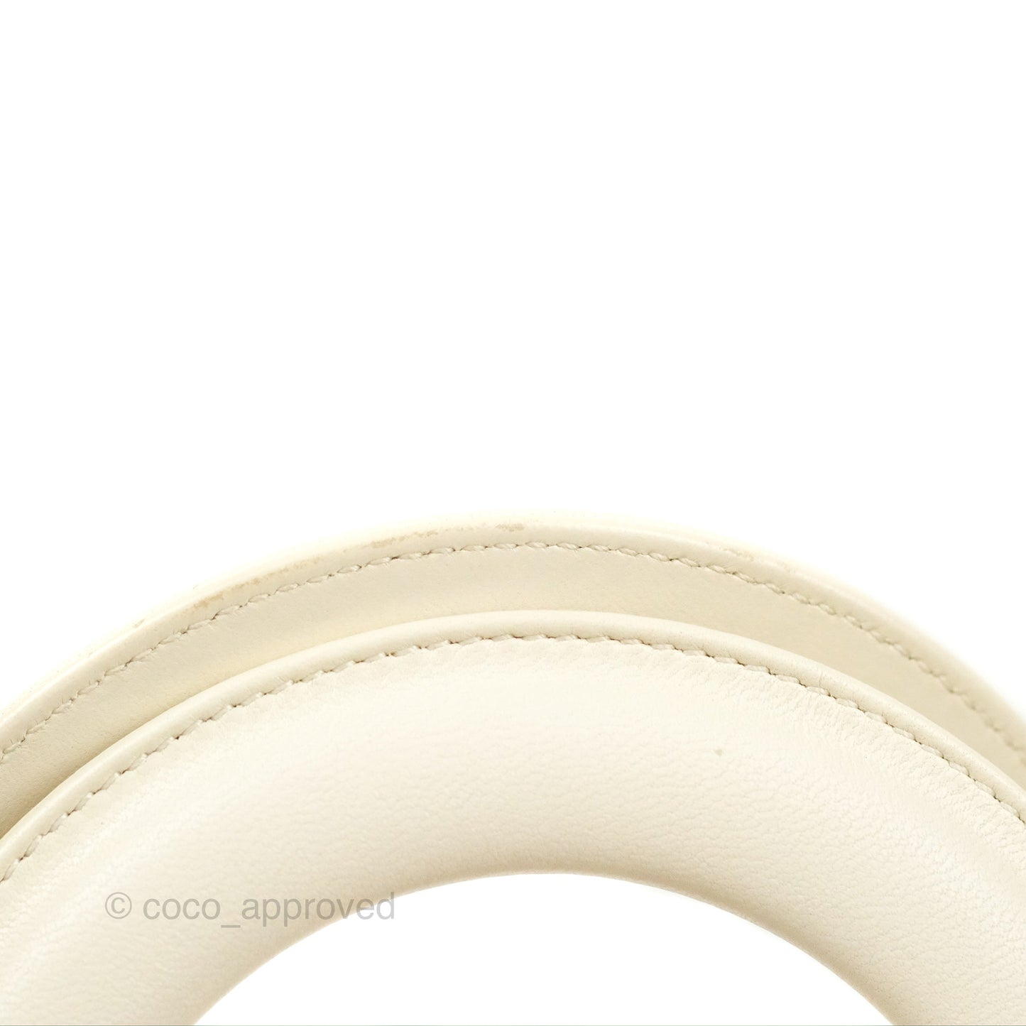 Christian Dior My ABCDior Lady Dior Bag Cannage Lambskin White Gold Hardware