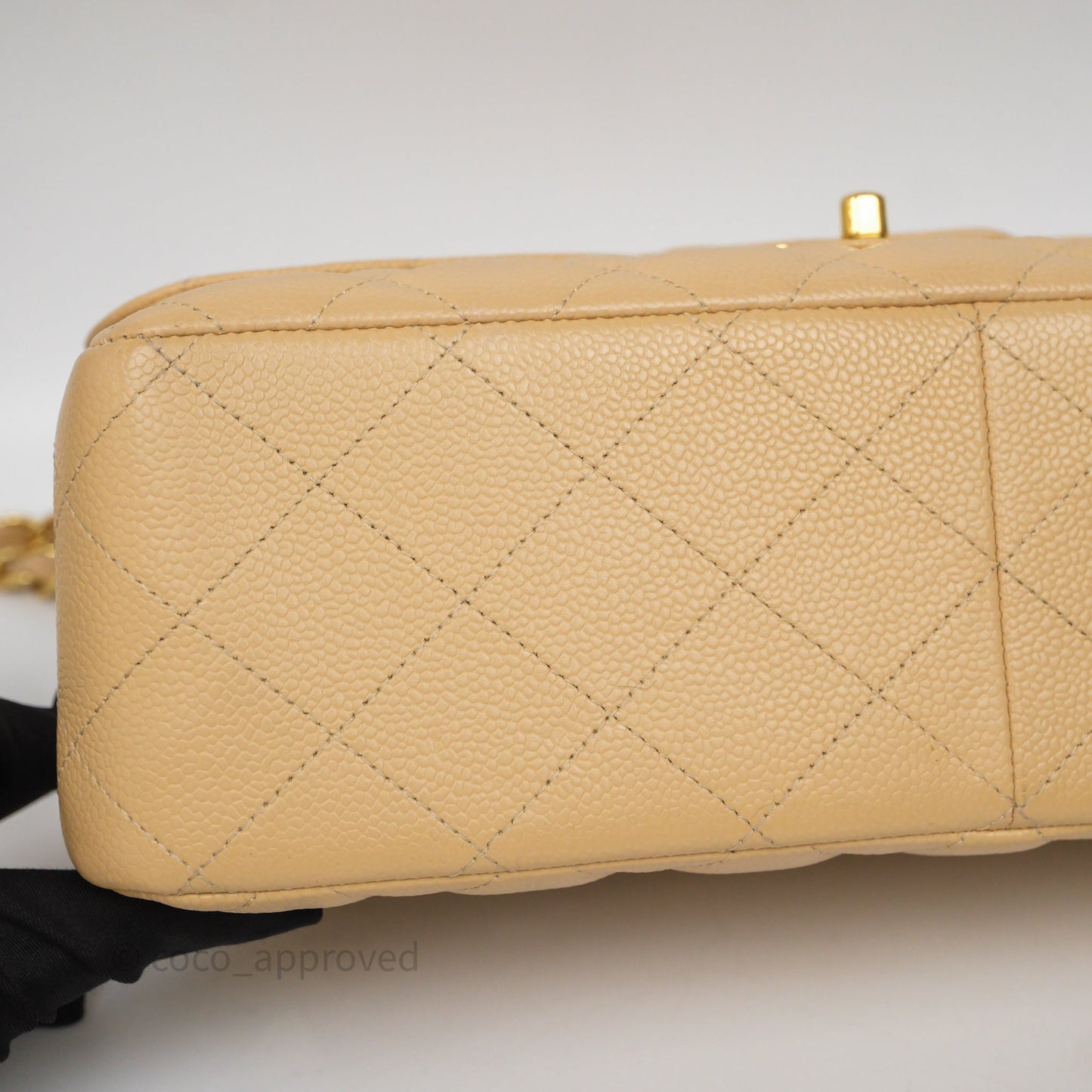 Chanel Jumbo Double Flap Beige Caviar Gold Hardware⁣⁣