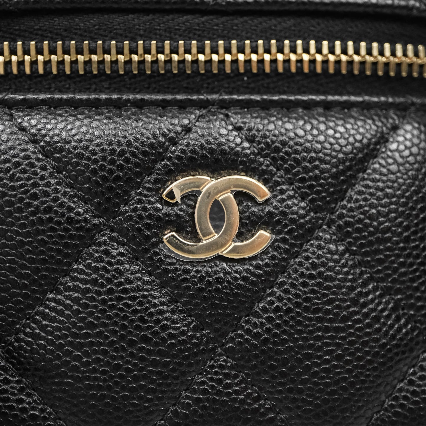 Chanel Classic Black Caviar Mini Bag Charm