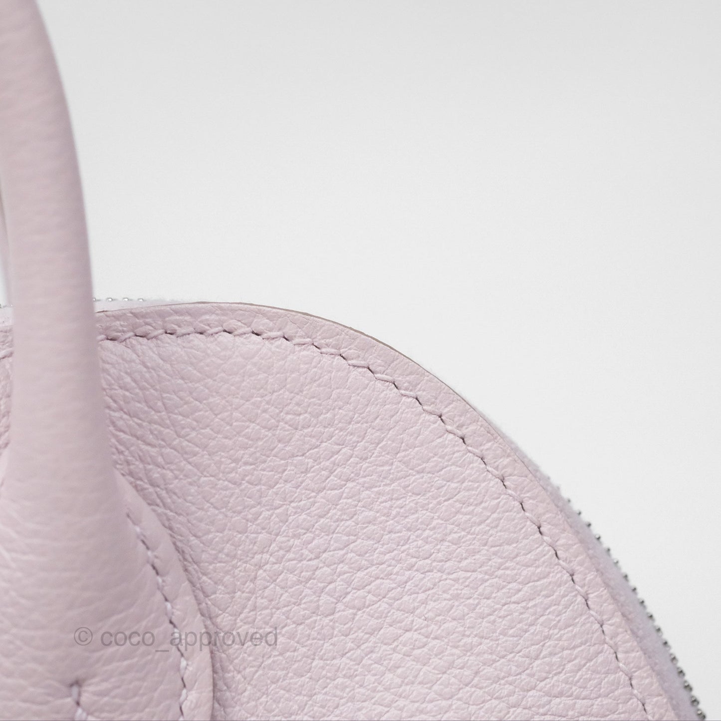 Hermès Bolide Mini 1923 Verso Evercolor Mauve Pale 09/ Caramel 28 Palladium Hardware