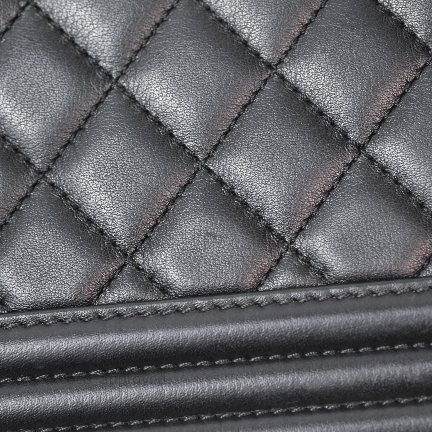 Chanel Small Boy Black Lambskin Ruthenium Hardware