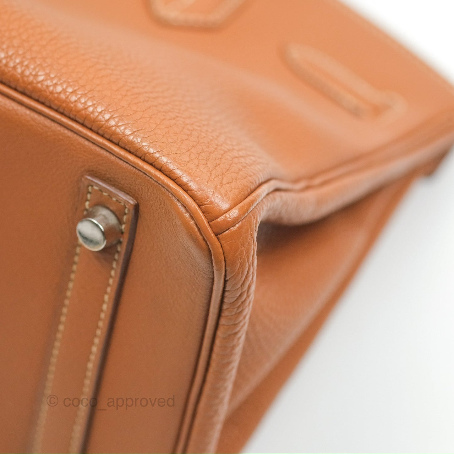 Hermès Birkin 30 Retourne Gold Clemence Palladium Hardware