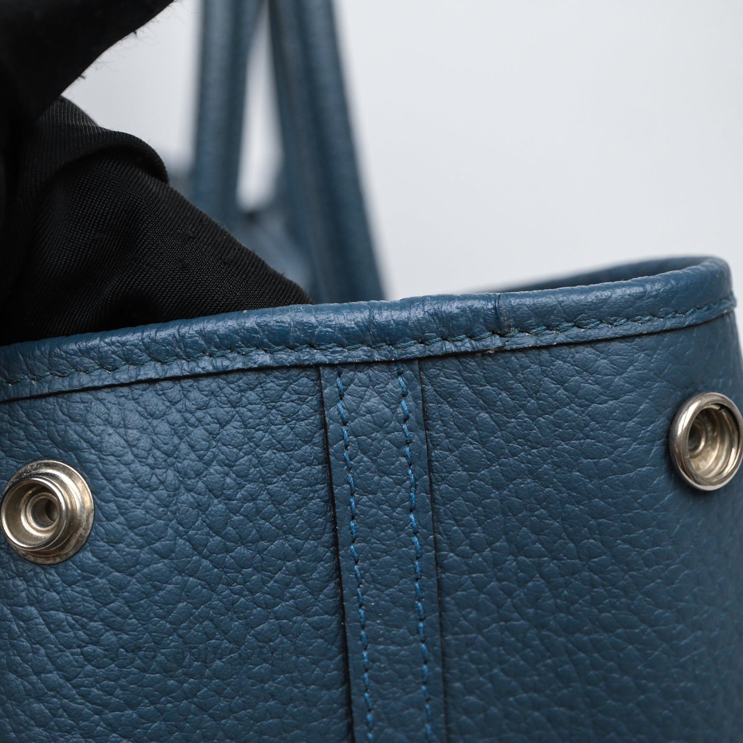 Hermès Garden Party 36 Bleu Palladium Hardware