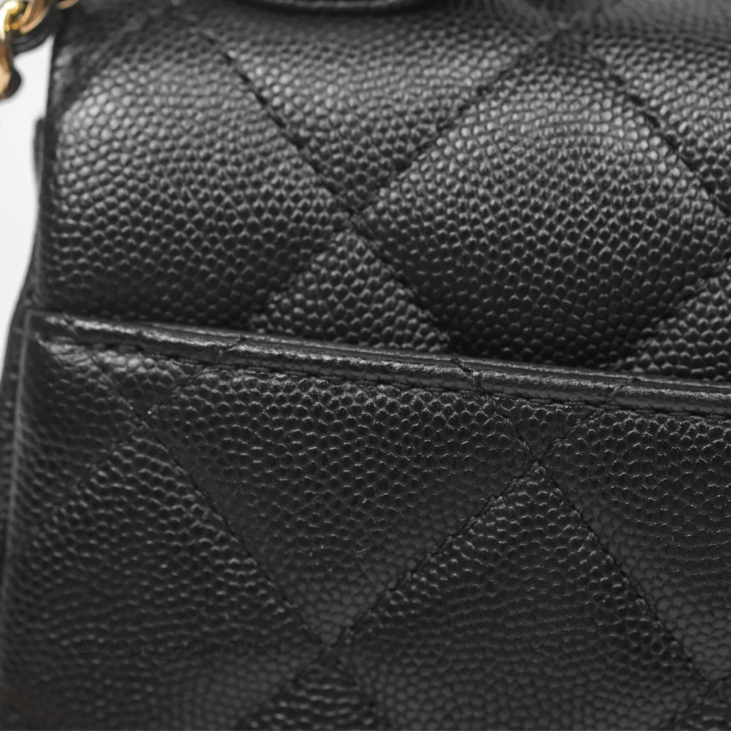 Chanel Quilted Small Business Affinity Flap Black Caviar Gold Hardware