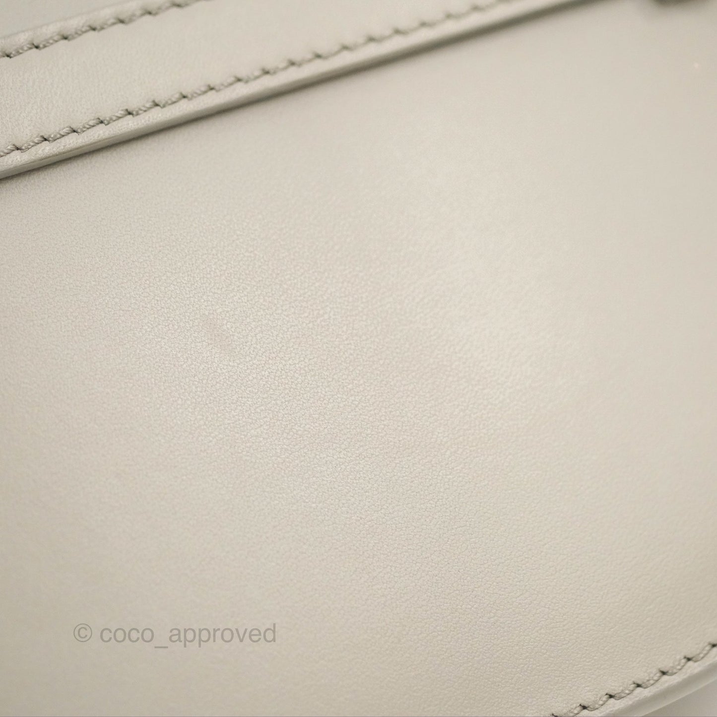 Loewe Mini Gate Dual Bag in Soft Calfskin & Jacquard Strap Light Grey