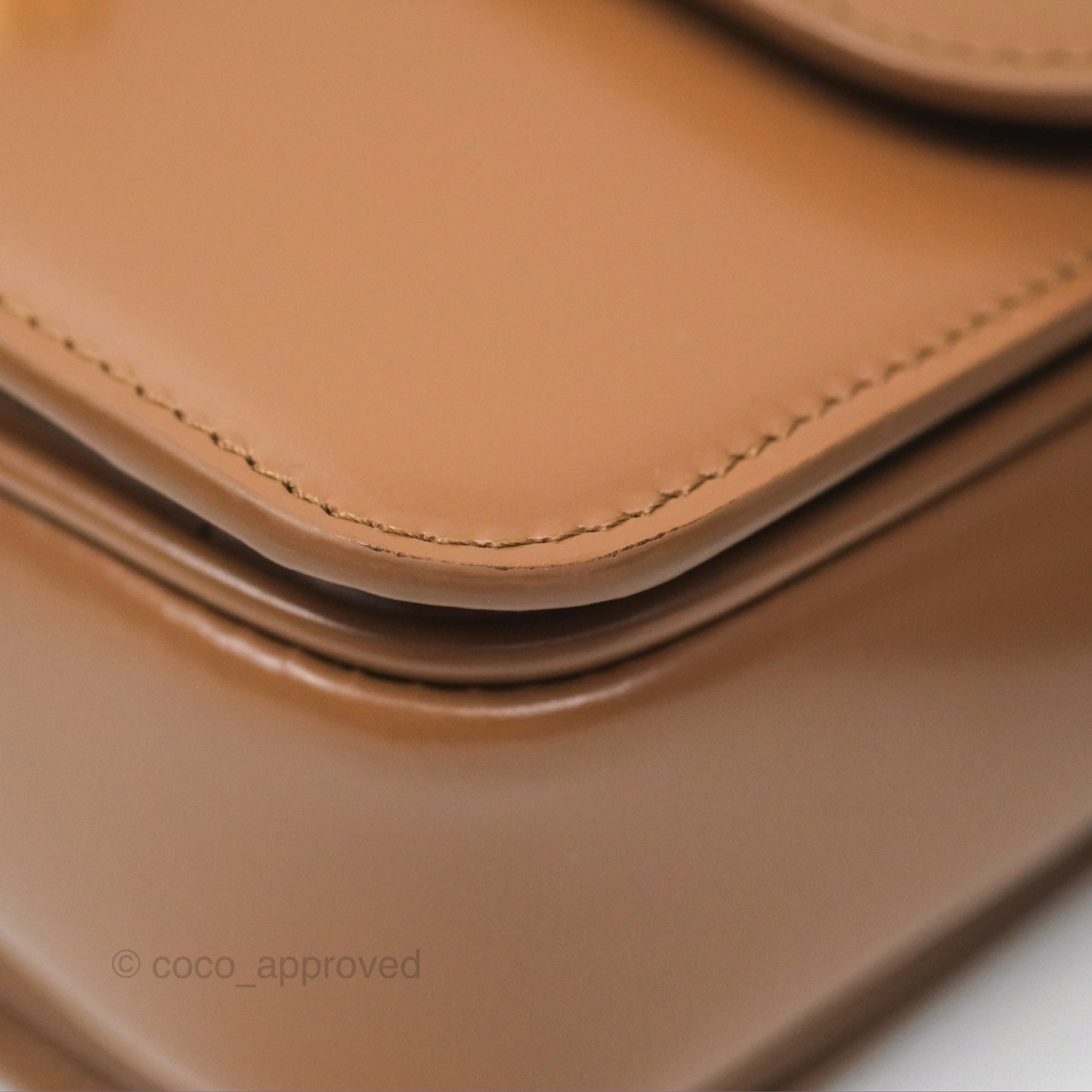 Celine Teen Triomphe Bag Shiny Calfskin Bronze