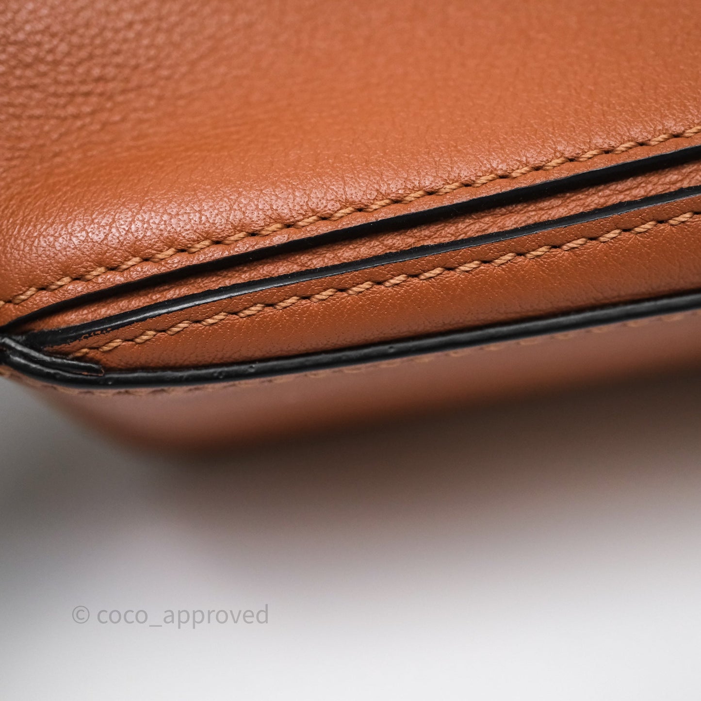 Loewe Mini Puzzle Bag Tan Calfskin Palladium Hardware