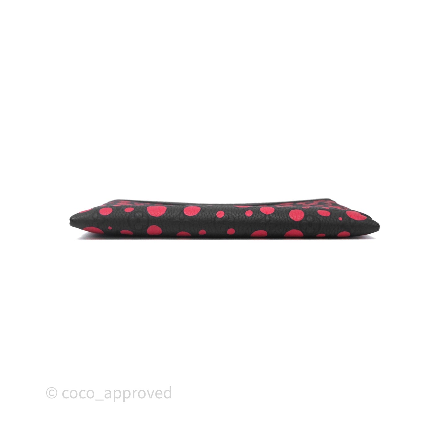 Louis Vuitton x Yayoi Kusama Pochette To Go Infinity Dots Monogram Taurillon Black Red