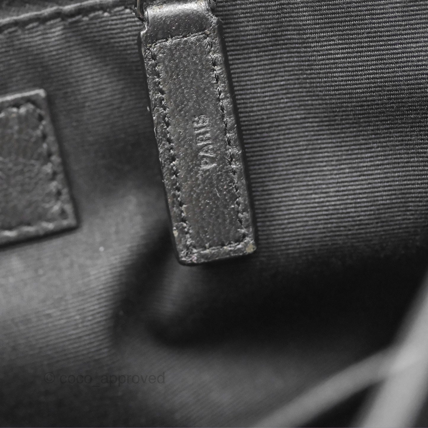 Saint Laurent Medium Niki Chain Bag Crinkled Calfskin So Black