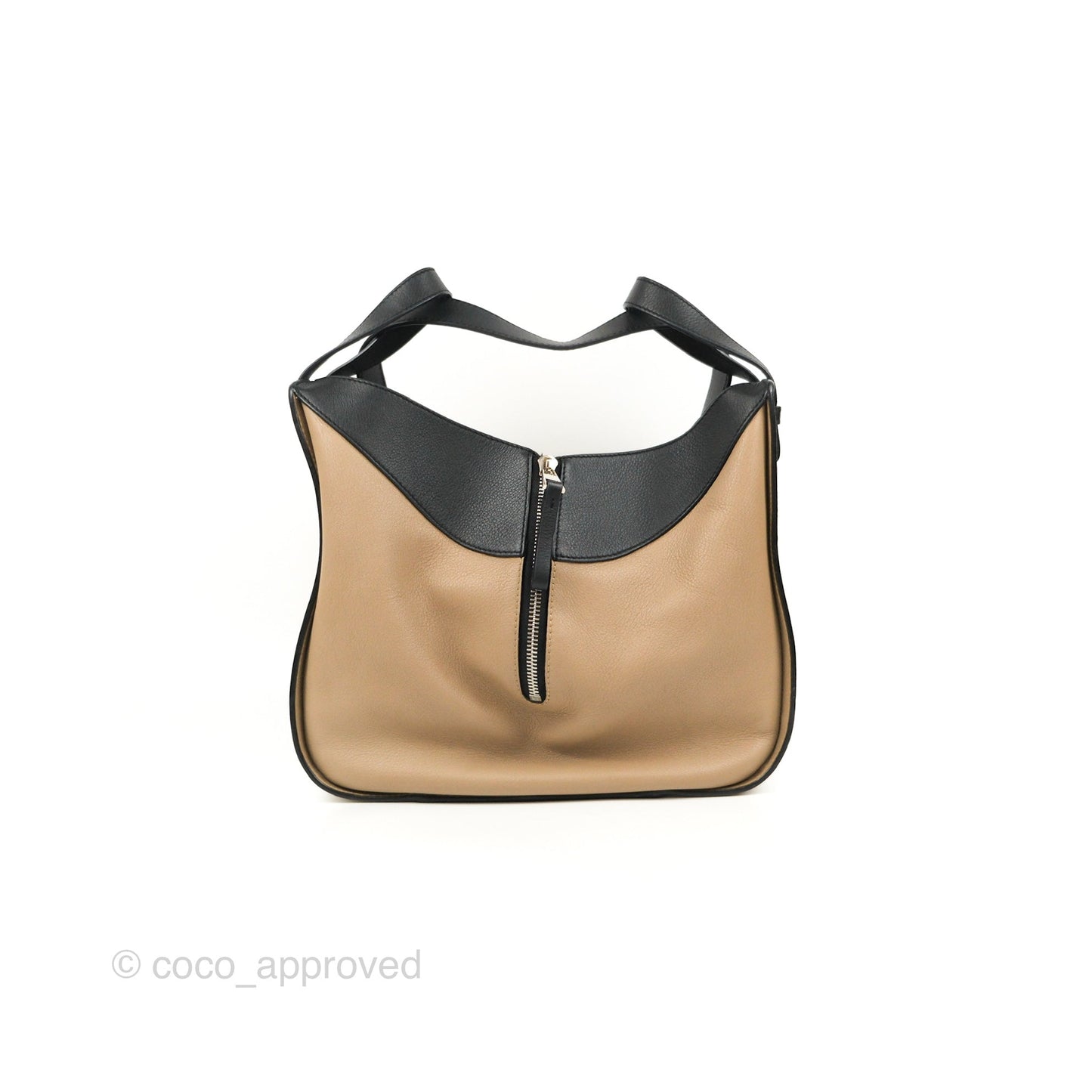 Loewe Hammock Small White/Brown/Black Shoulder Bag