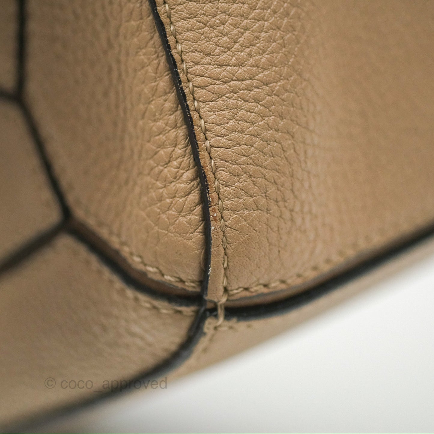 Loewe Small Puzzle Bag Sand Mink Grained Calfskin
