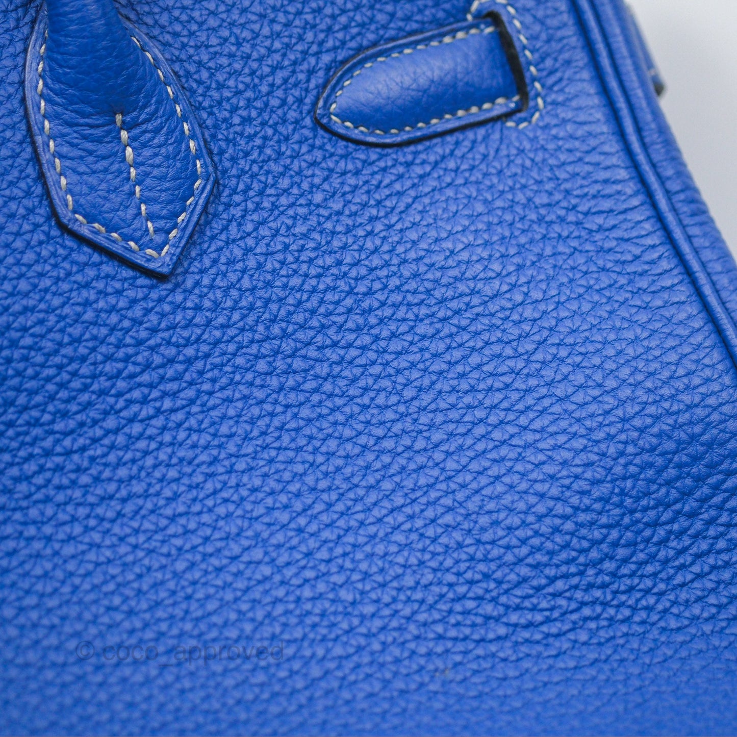 Hermès Birkin 30 Retourne HSS Blue Gris Clemence Brushed Gold Hardware