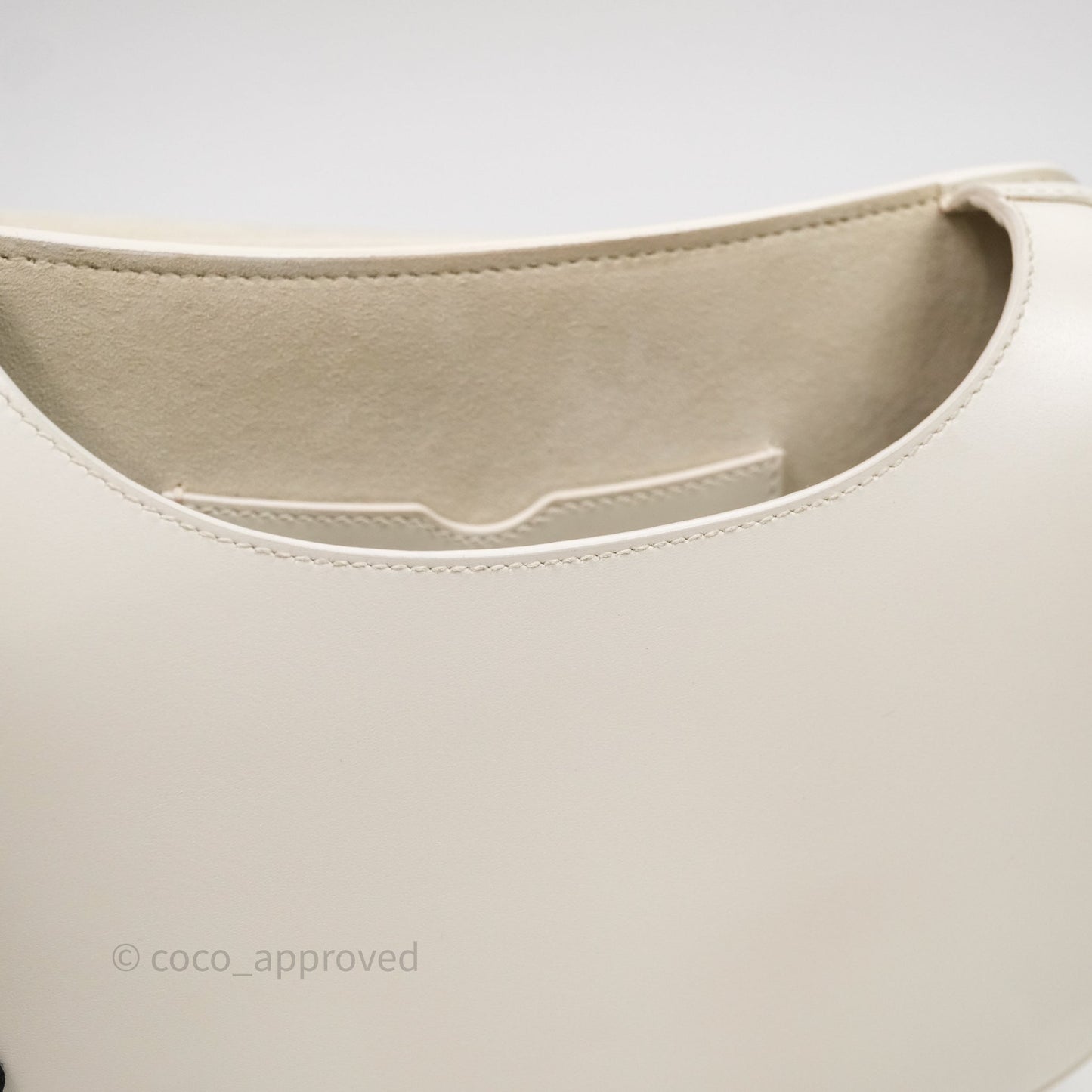 Dior Medium Bobby Bag Off White Calfskin Gold Hardware