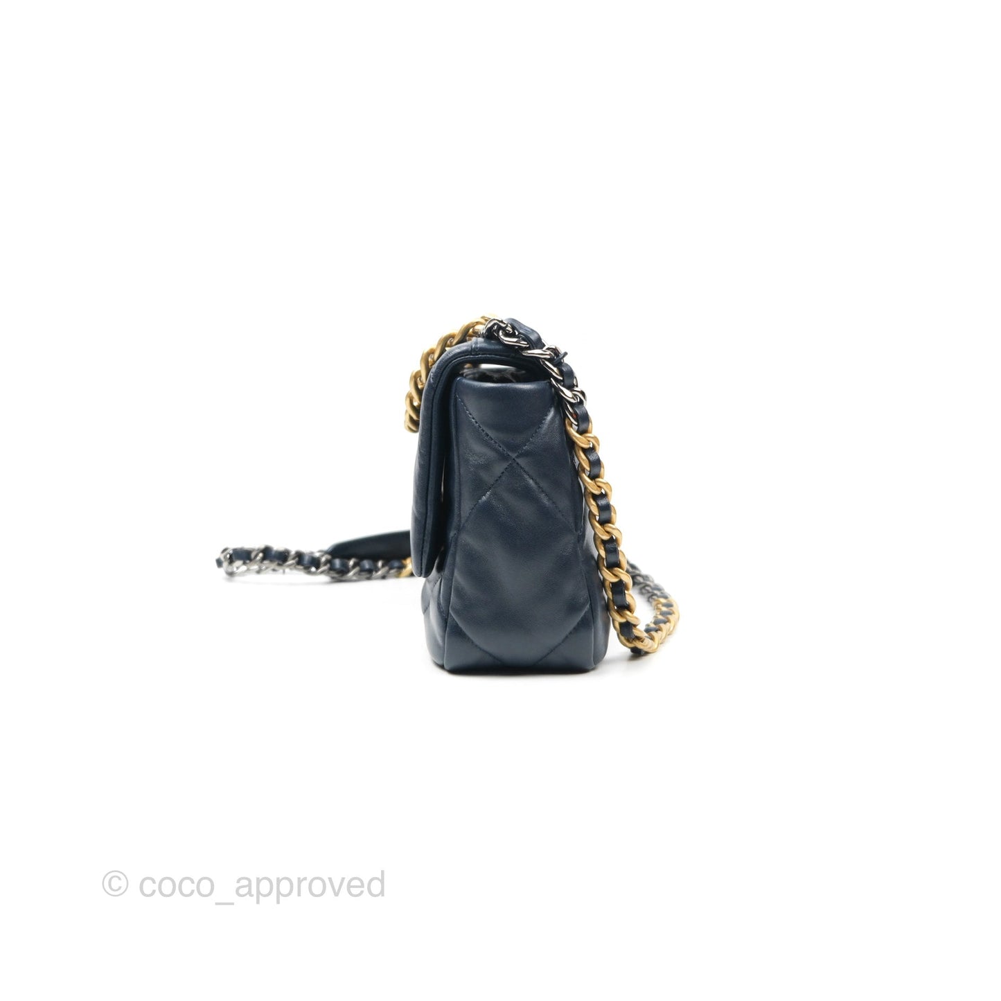 Chanel 19 Small Navy Mixed Hardware