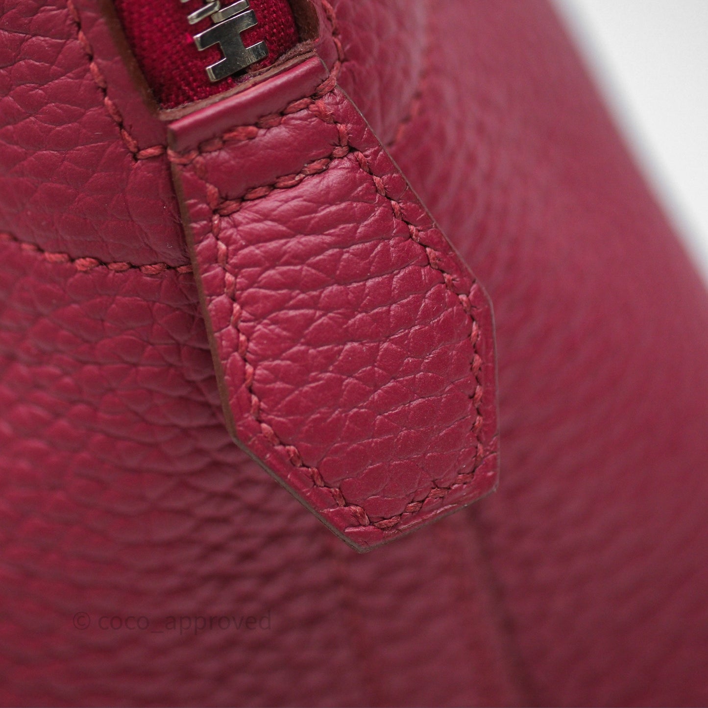 Hermès Bolide 1923 31 Rubis B5 Clemence Palladium Hardware