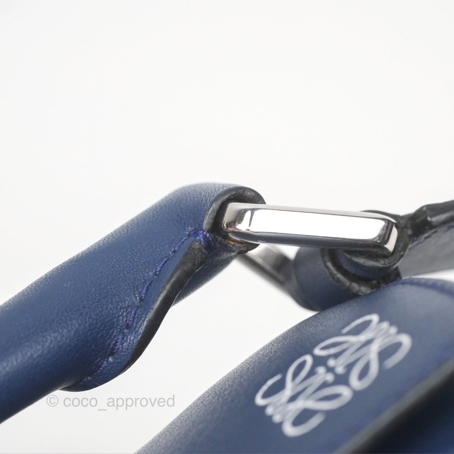 Loewe Small Puzzle Bag Navy Calfskin