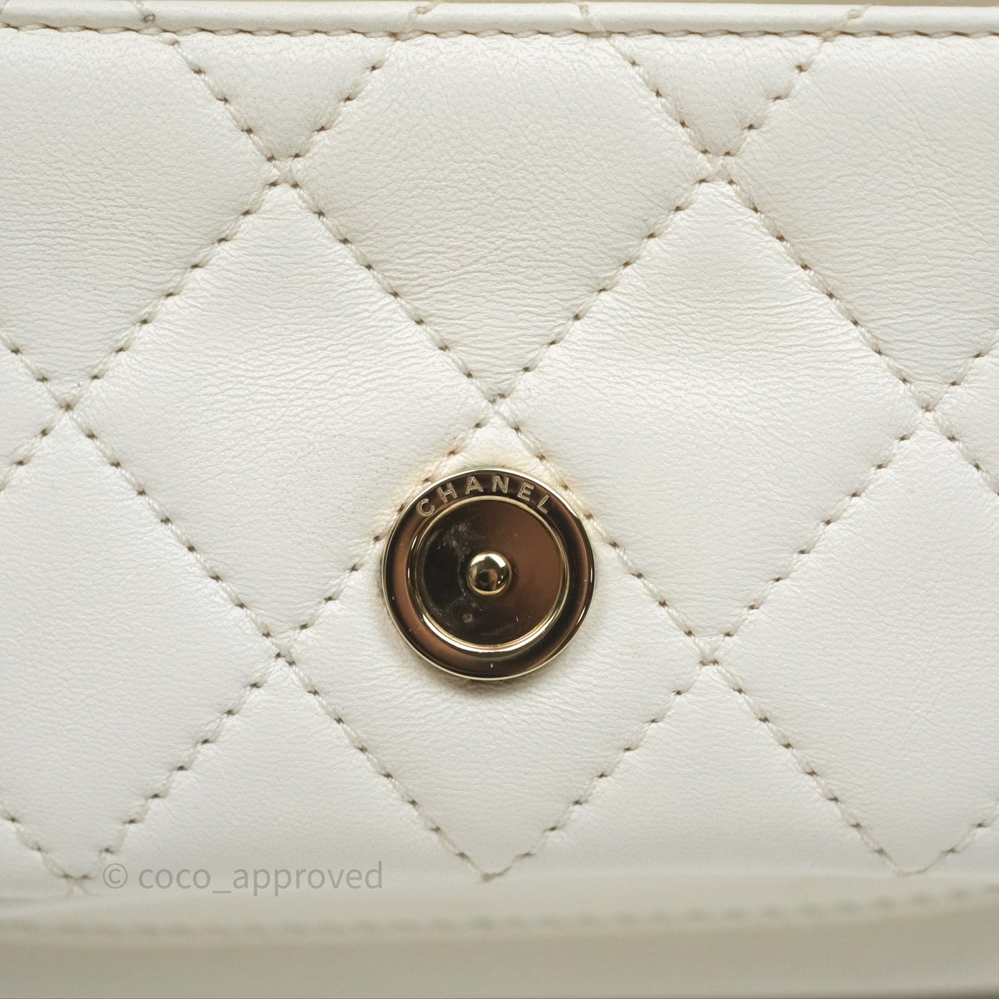 Chanel Quilted Small Duma Drawstring Backpack White Calfskin Gold Hardware