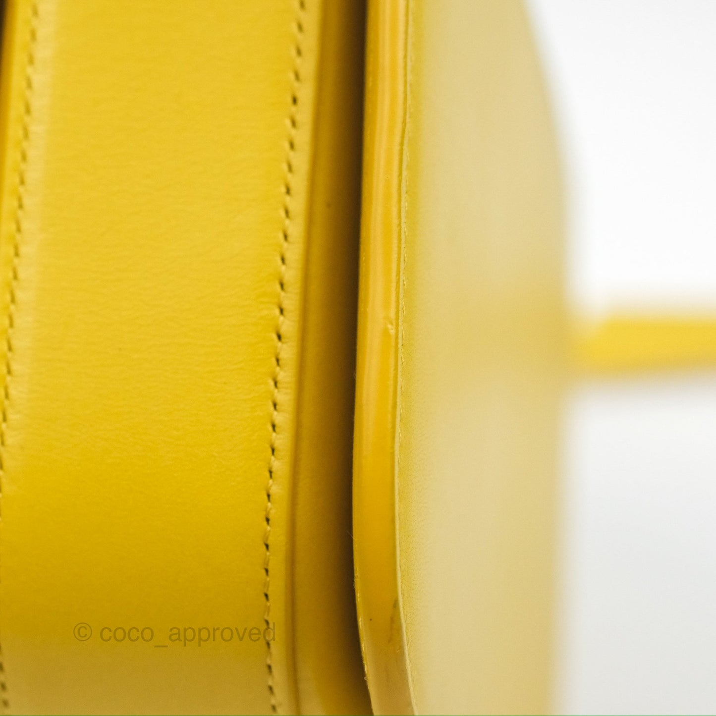 Loewe Small Goya Bag Yellow Silk Calfskin