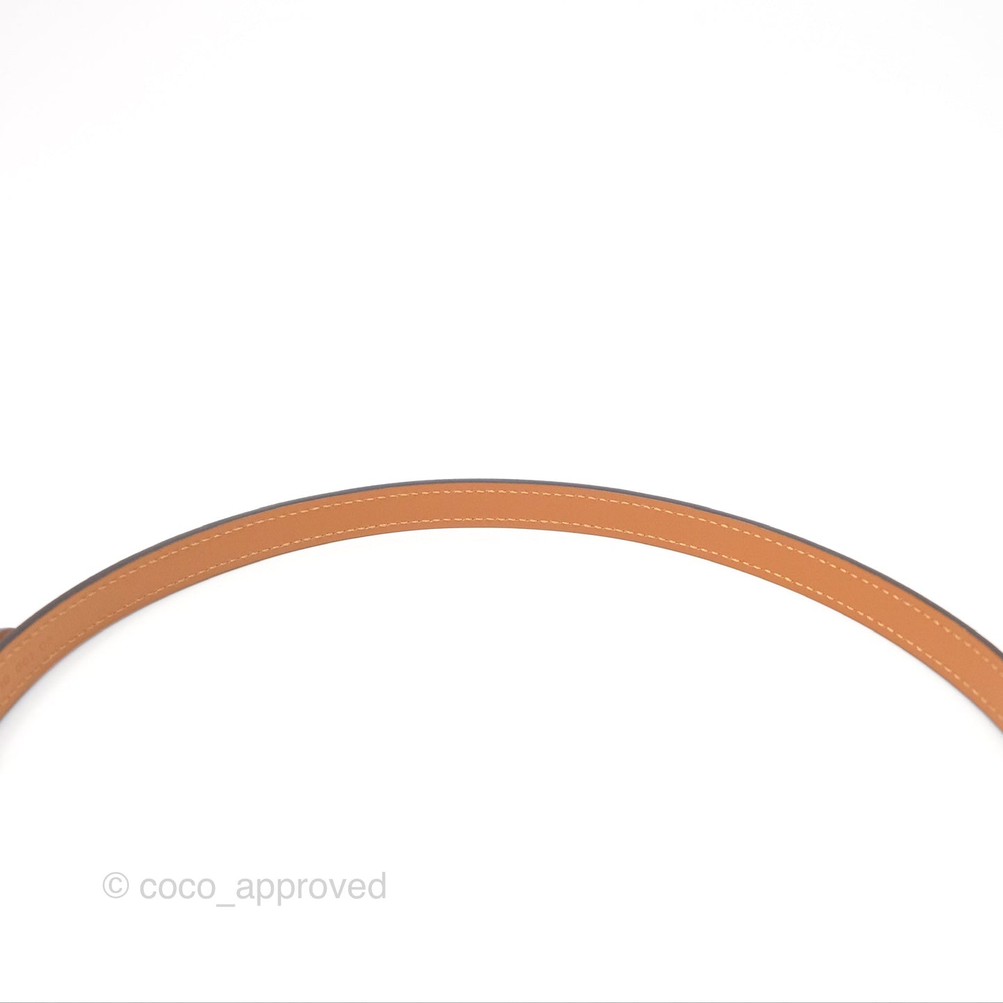 Hermès Pop H 15 Belt Epsom Gold Rose Gold Hardware
