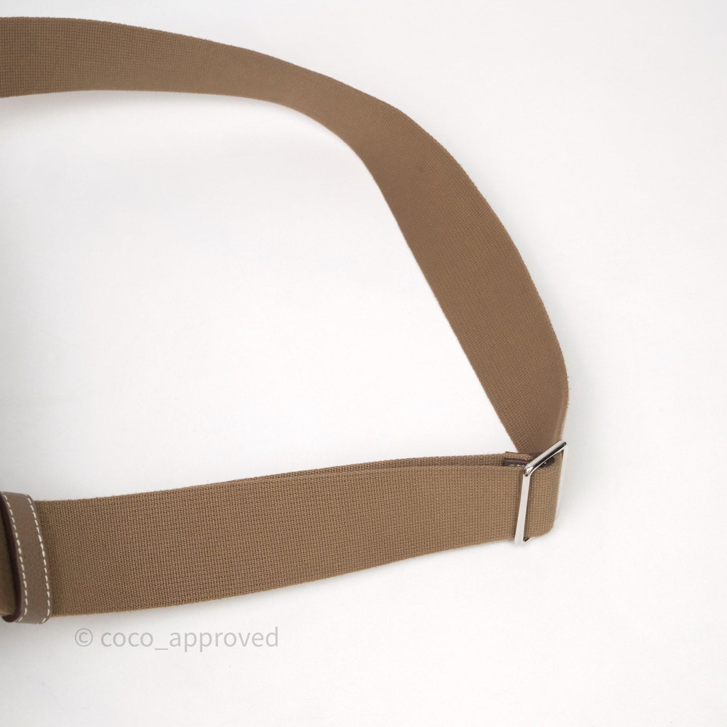 Hermès Hac a Dos PM Backpack Etoupe 18 Togo Palladium Hardware