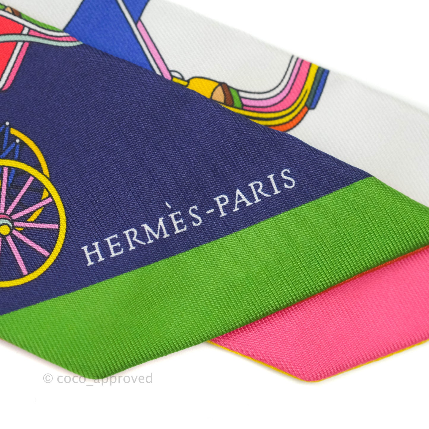 Hermès Silk Twilly in Multi-colour