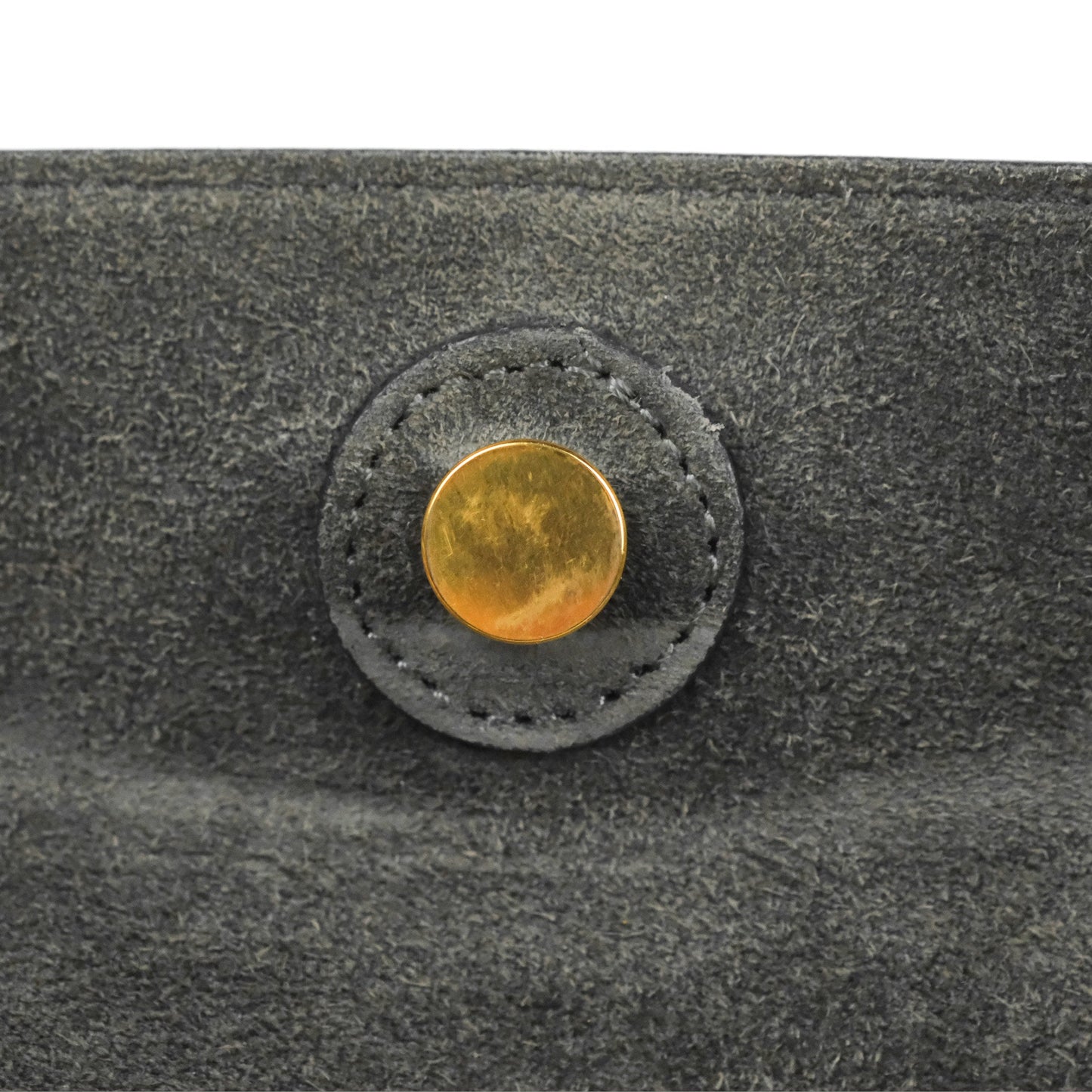 Celine Micro Belt Bag Grey Grained Calfskin Gold Hardware